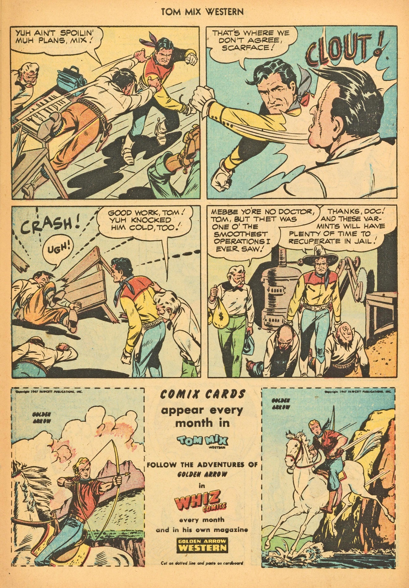 Read online Tom Mix Western (1948) comic -  Issue #3 - 22