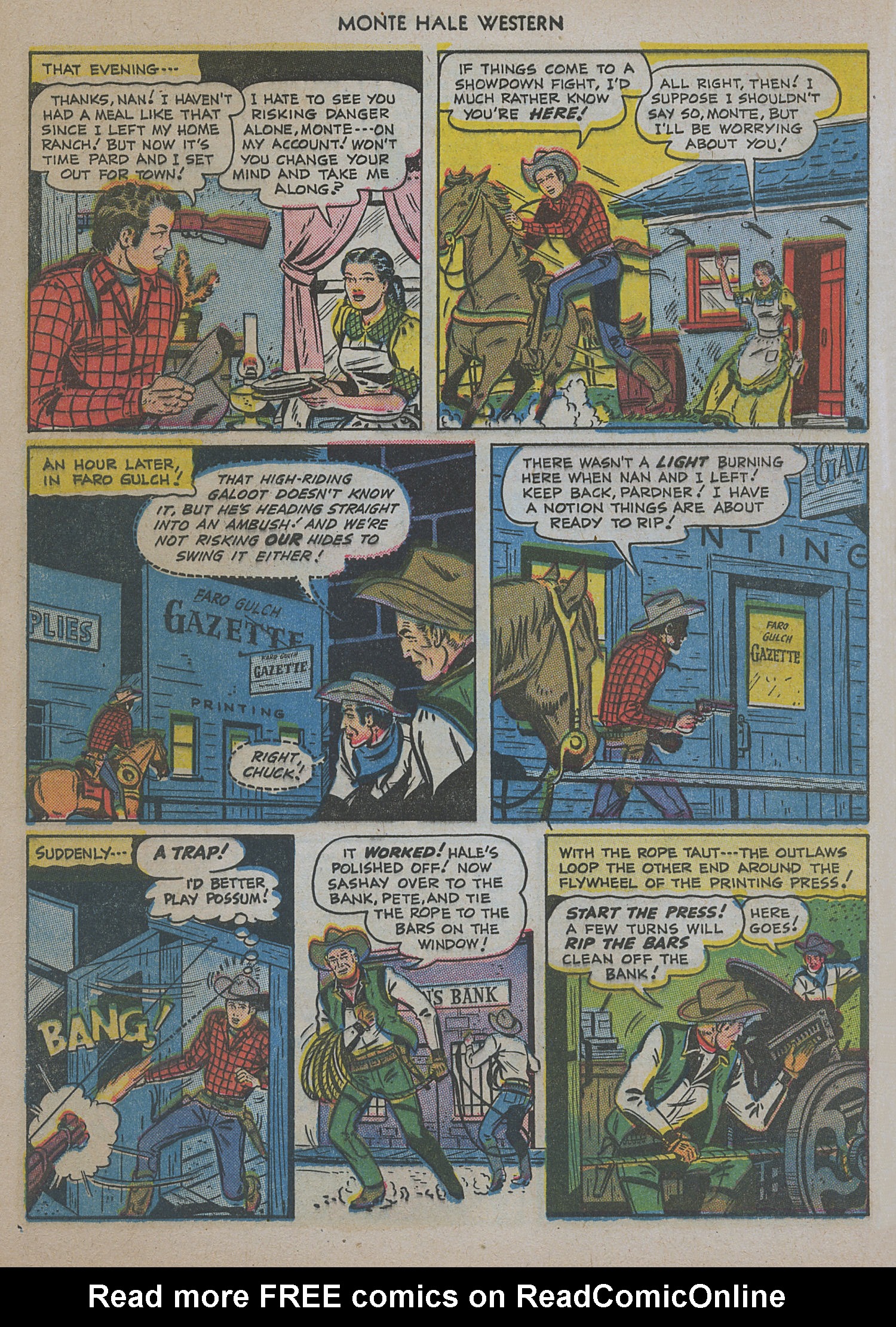Read online Monte Hale Western comic -  Issue #48 - 8