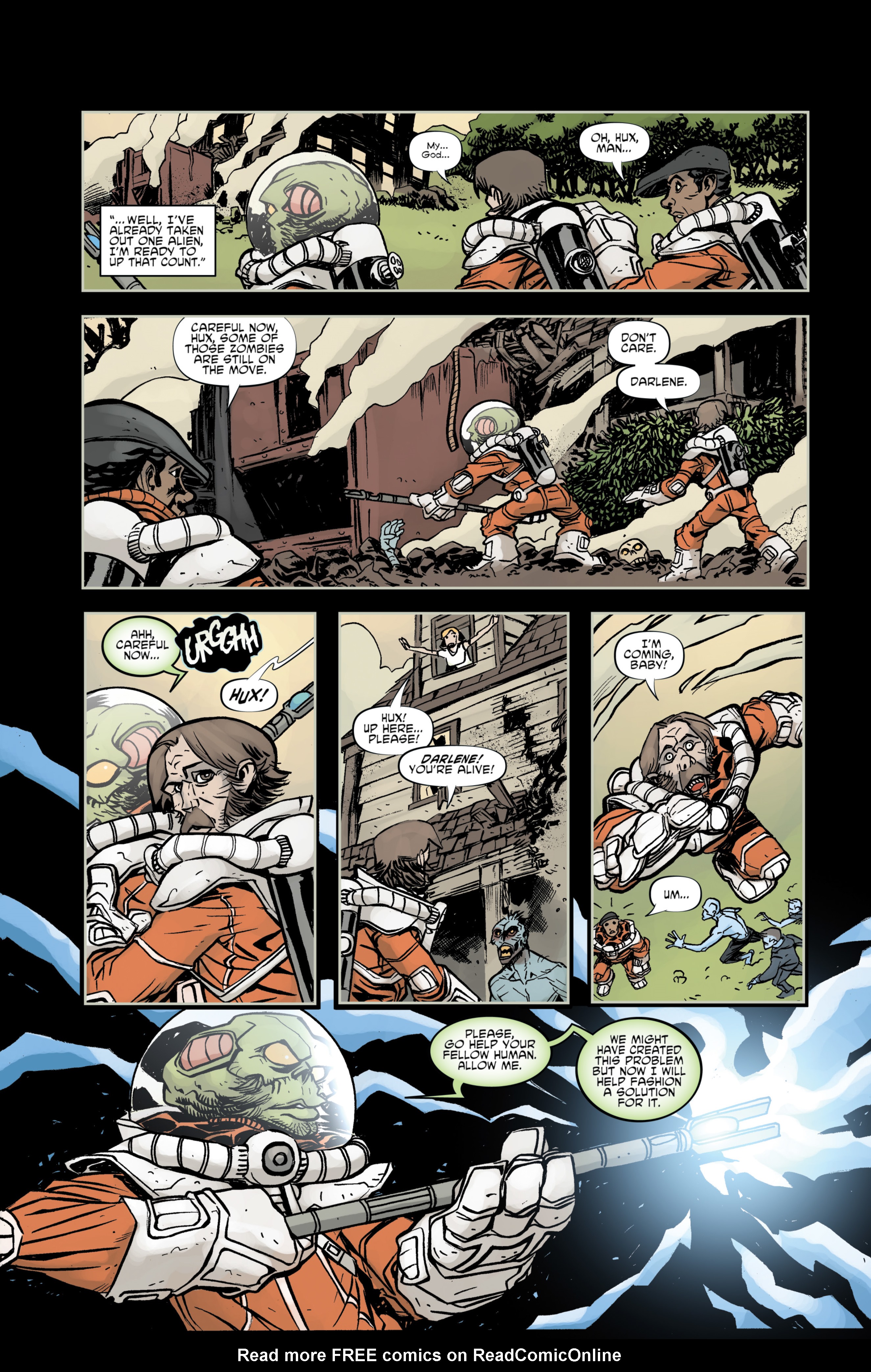 Read online The Colonized: Zombies vs. Aliens comic -  Issue # TPB - 72