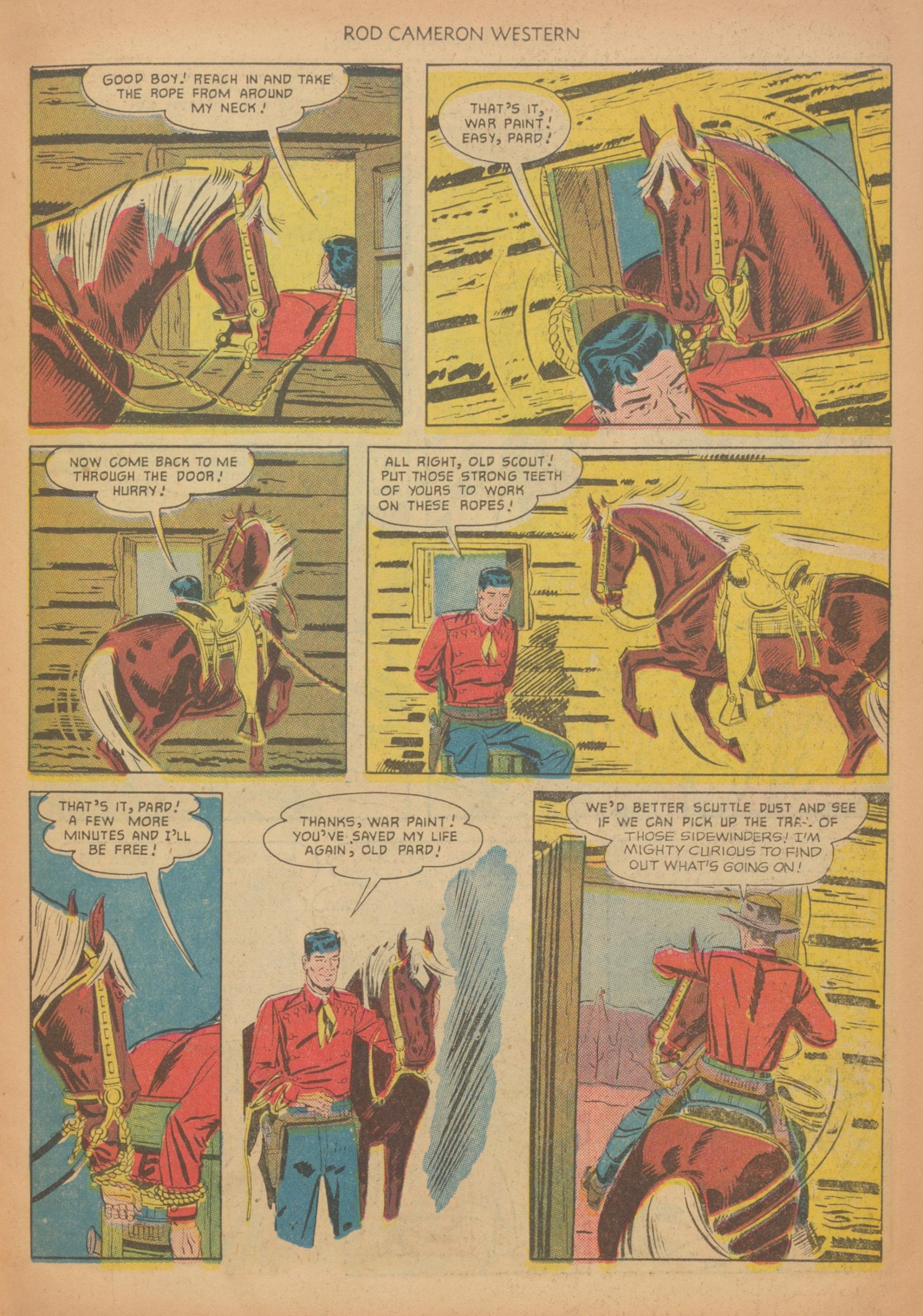 Read online Rod Cameron Western comic -  Issue #10 - 15