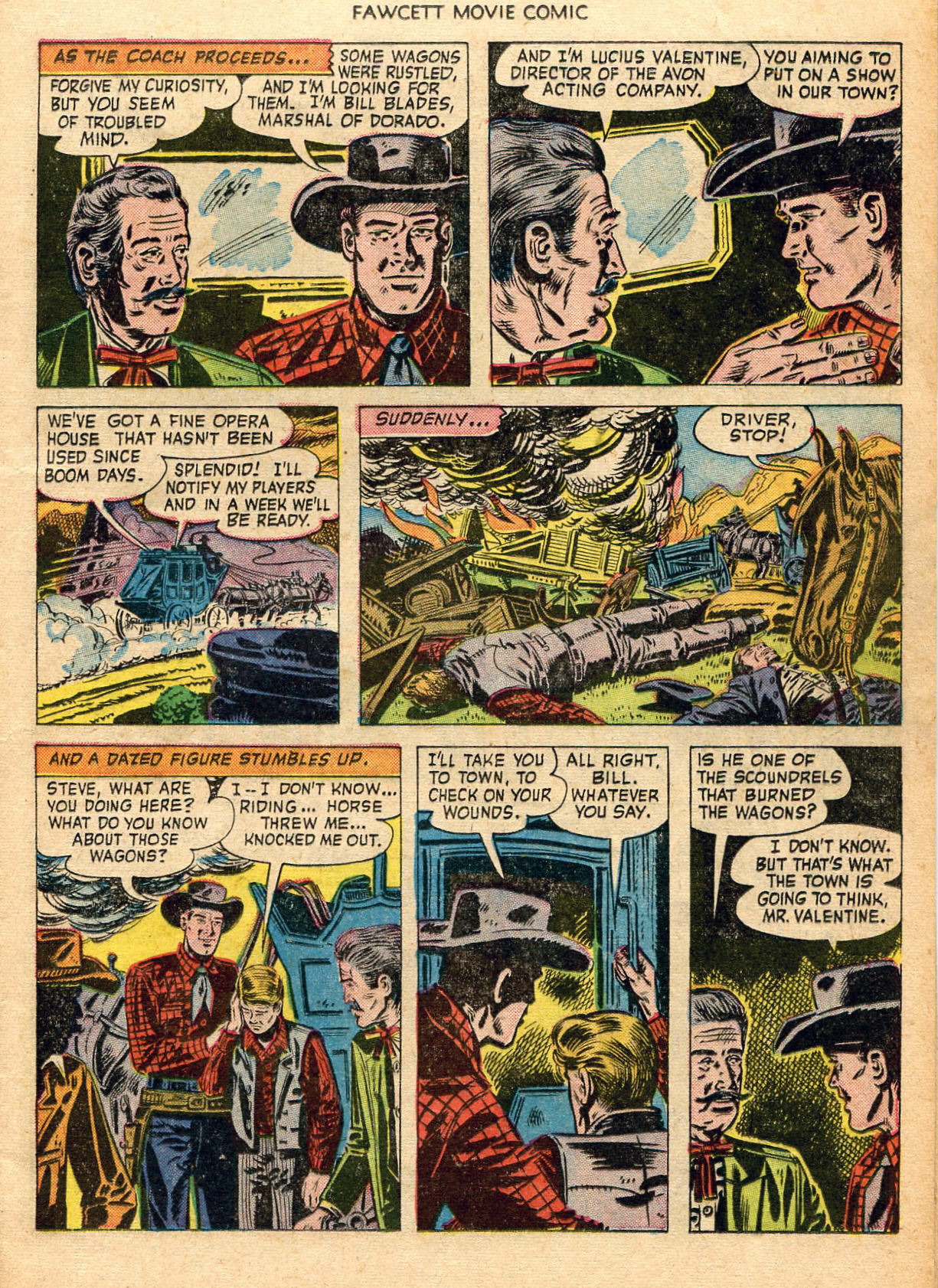 Read online Fawcett Movie Comic comic -  Issue #10 - 13