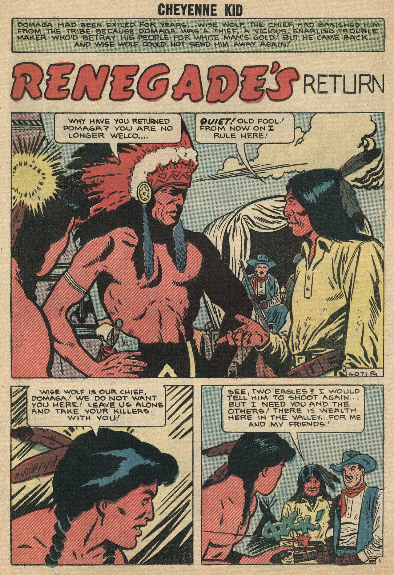 Read online Cheyenne Kid comic -  Issue #15 - 19