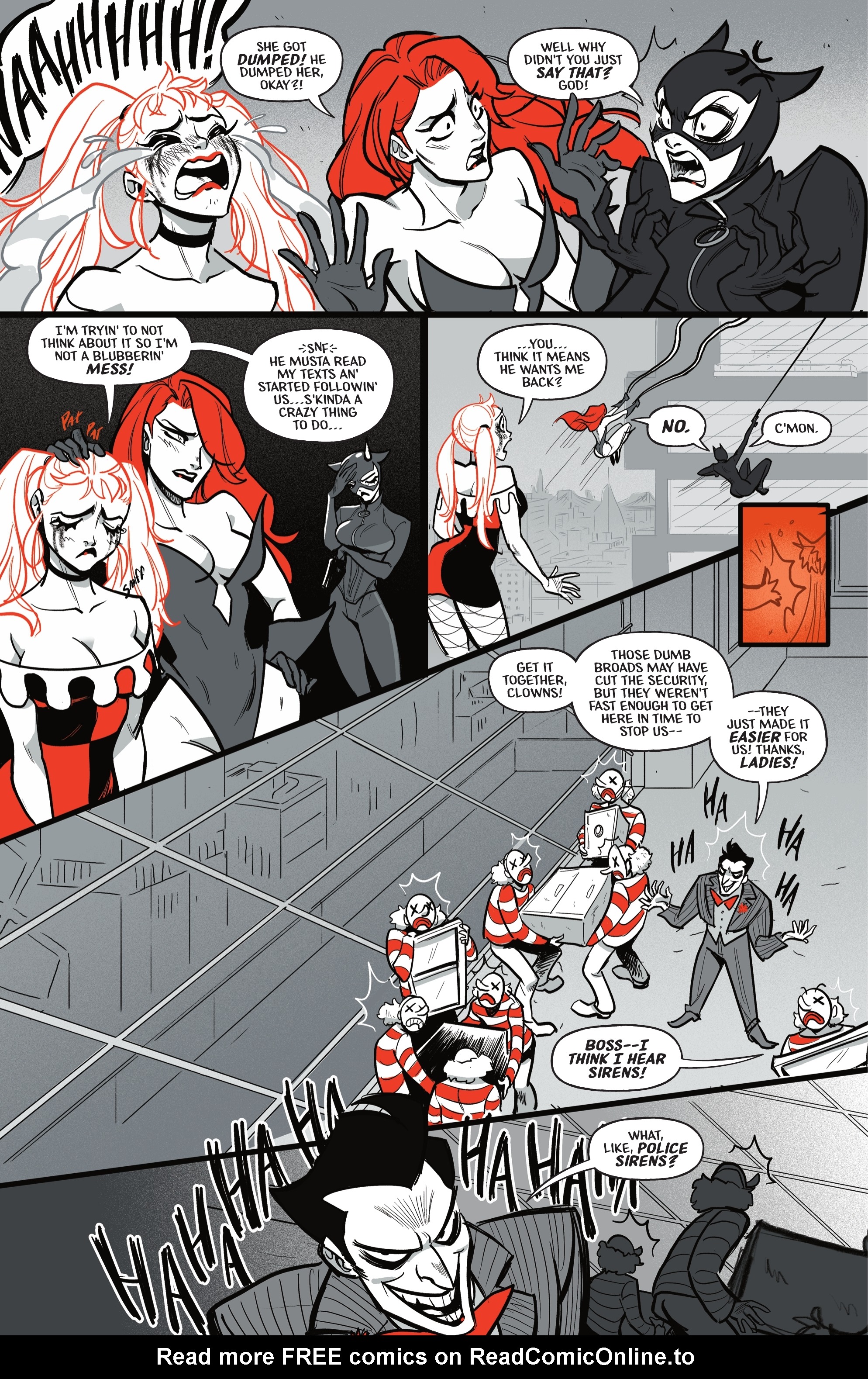 Read online Harley Quinn: Black   White   Redder comic -  Issue #6 - 34