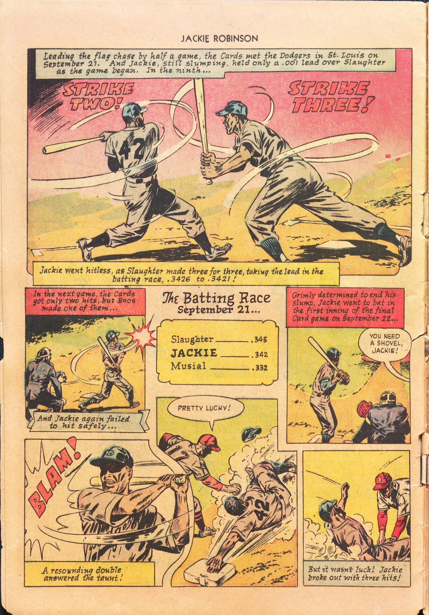 Read online Jackie Robinson comic -  Issue #4 - 12