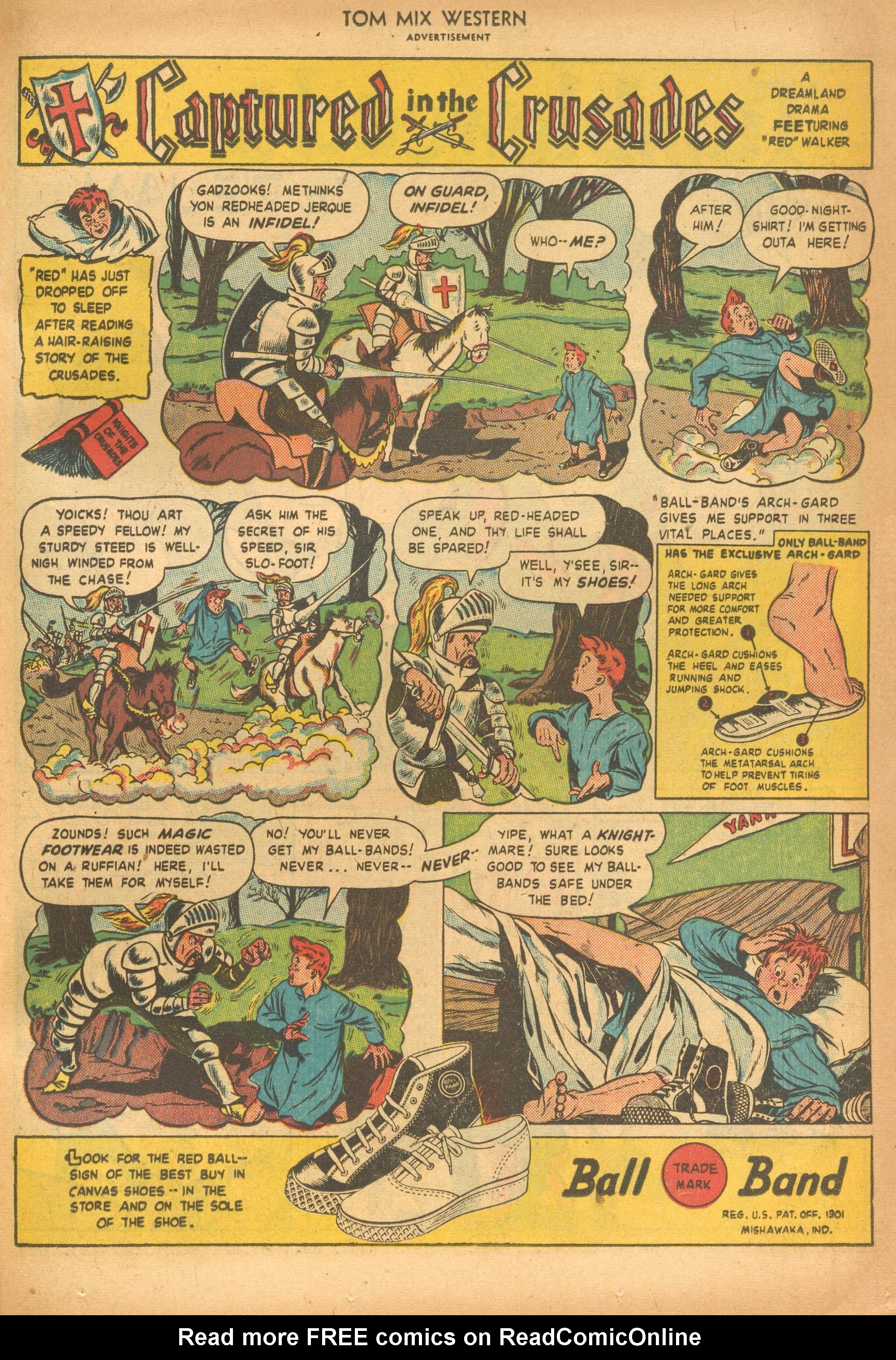 Read online Tom Mix Western (1948) comic -  Issue #20 - 23