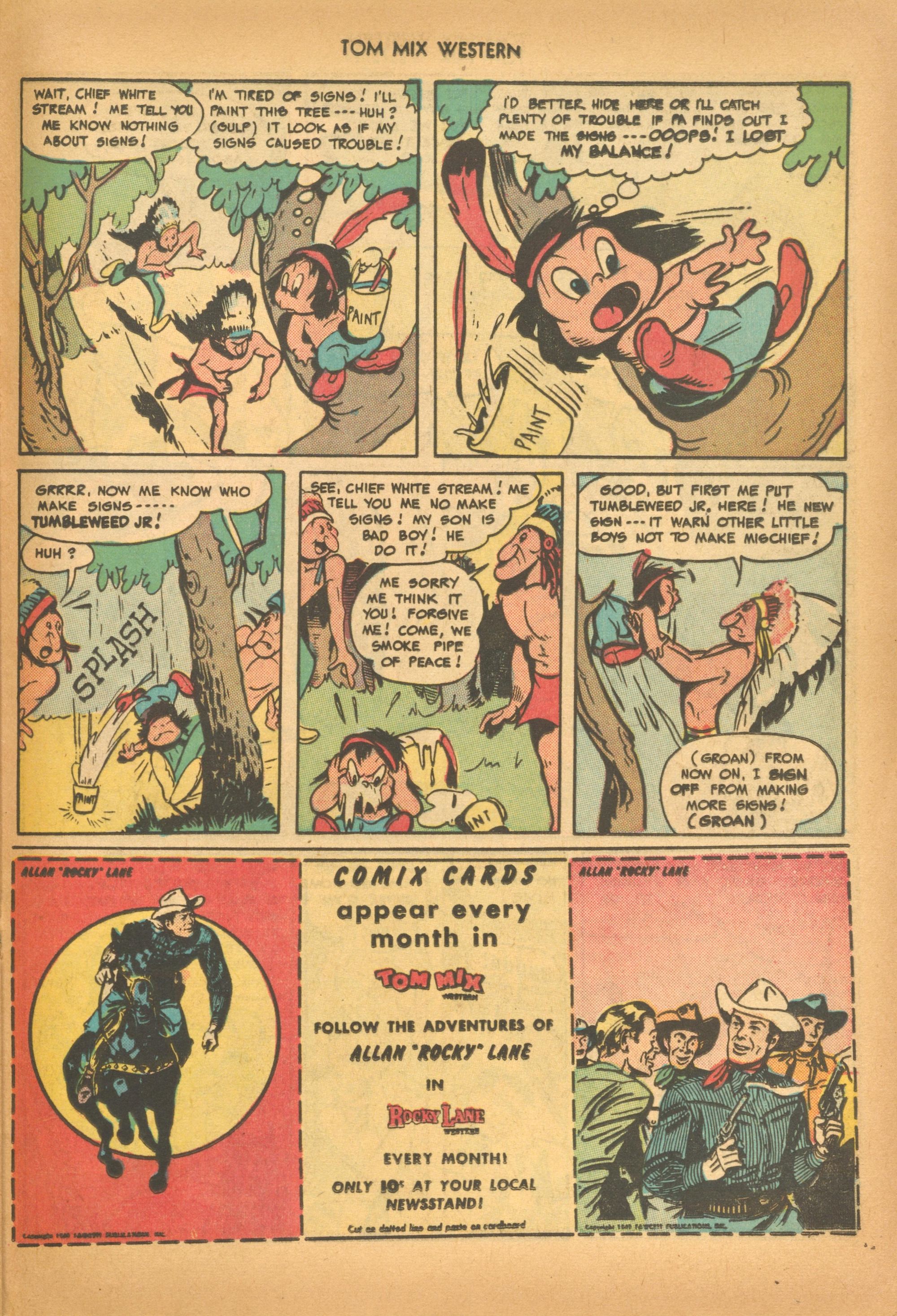 Read online Tom Mix Western (1948) comic -  Issue #19 - 29