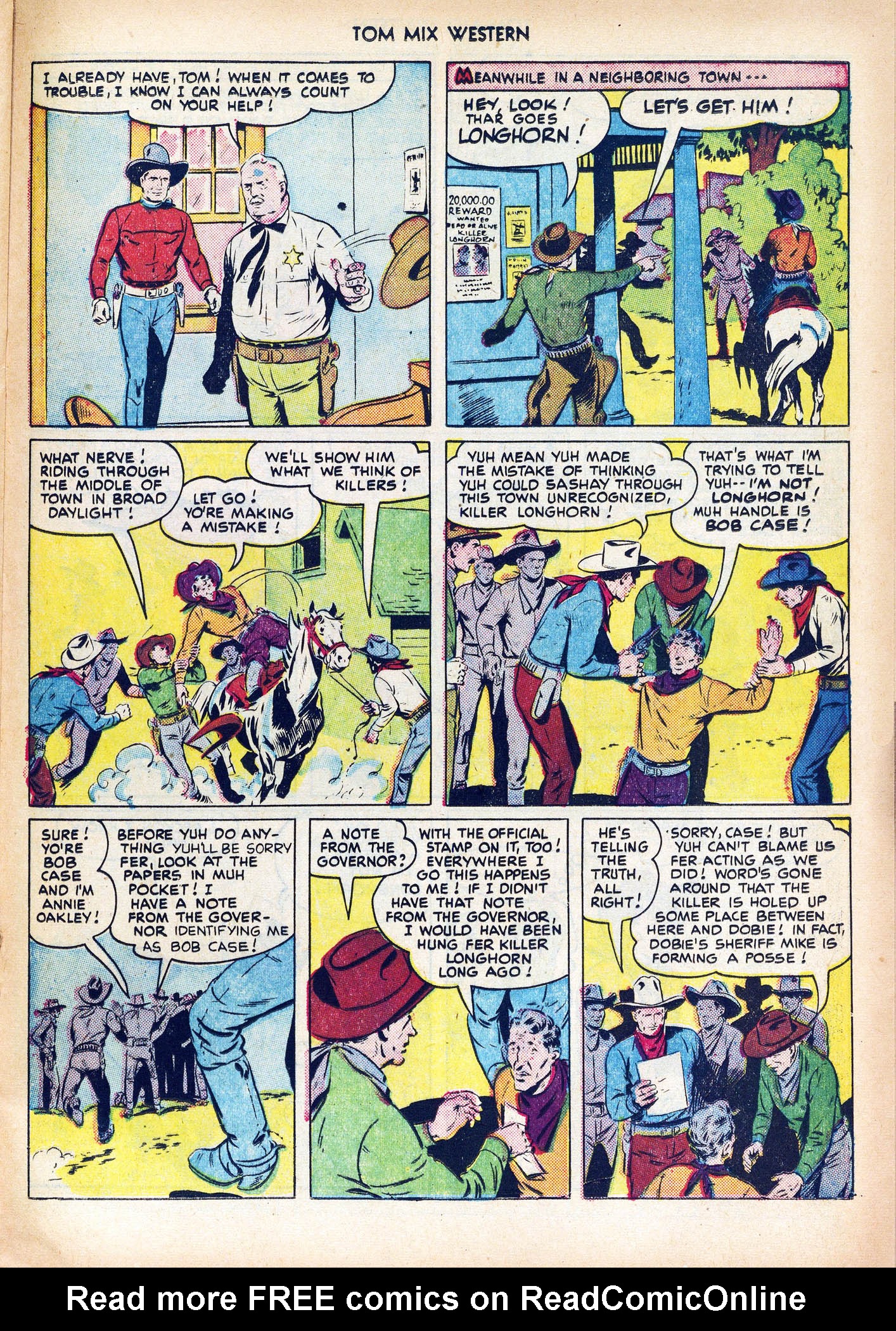 Read online Tom Mix Western (1948) comic -  Issue #42 - 29