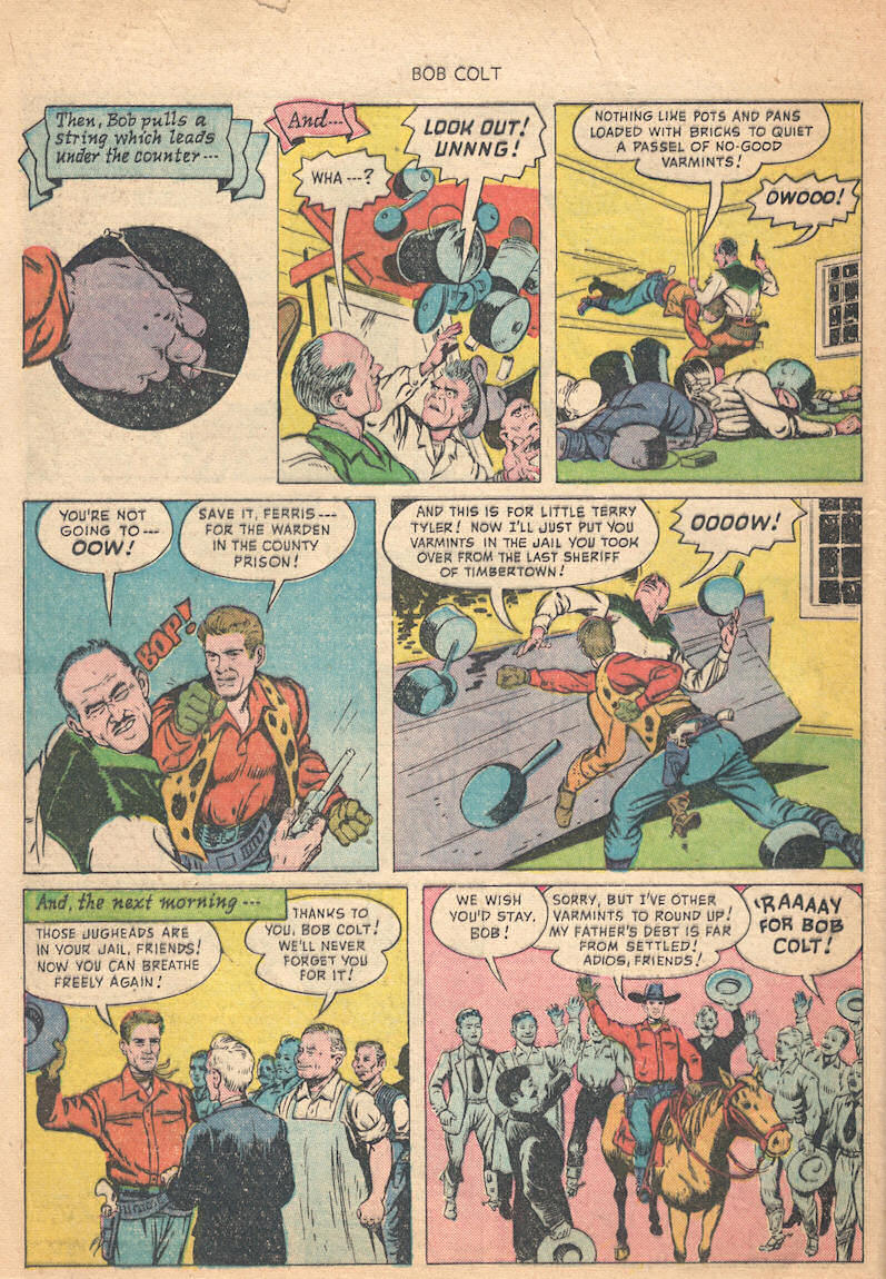 Read online Bob Colt Western comic -  Issue #1 - 12