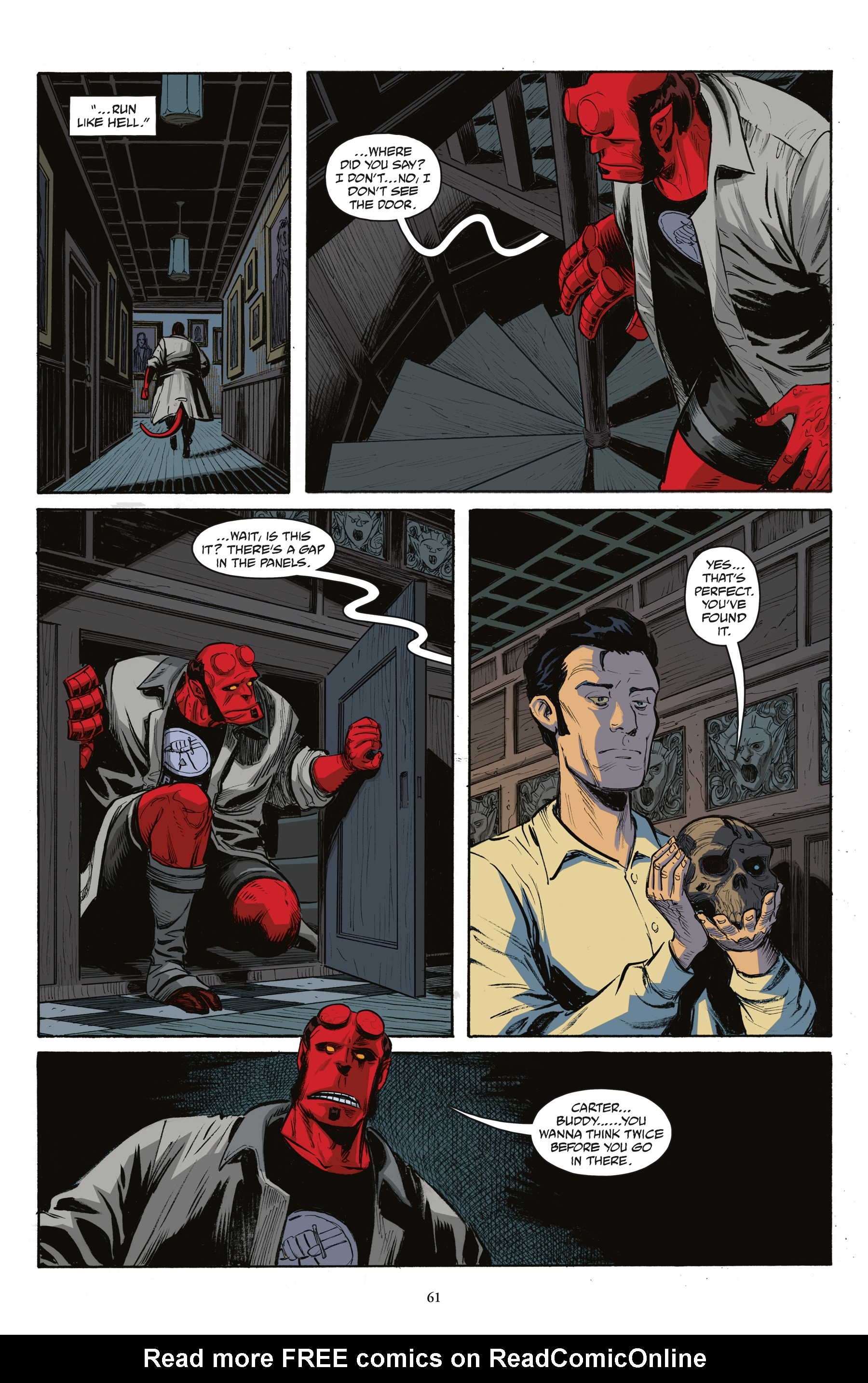 Read online Hellboy and the B.P.R.D.: The Secret of Chesbro House & Others comic -  Issue # TPB (Part 1) - 61