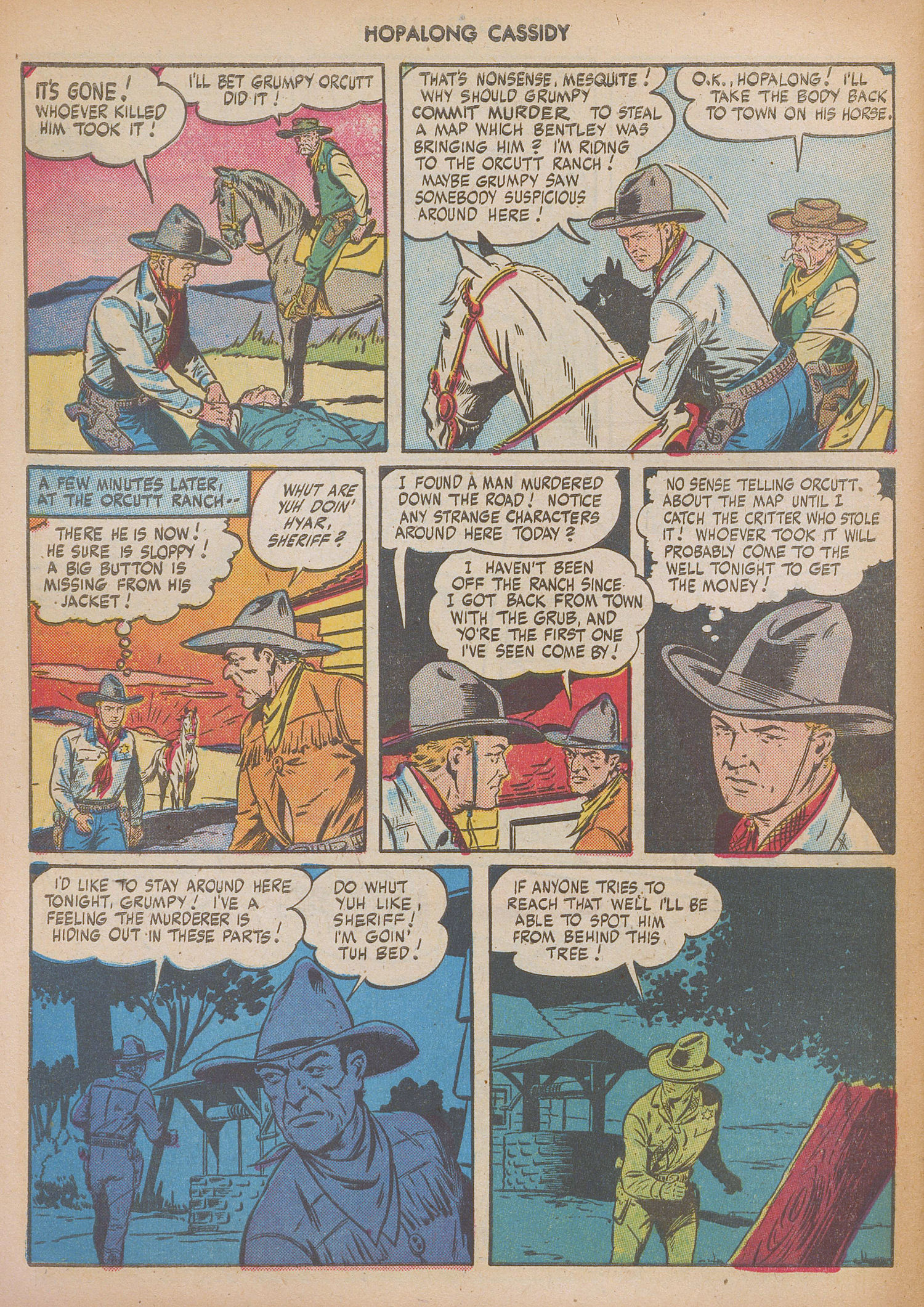 Read online Hopalong Cassidy comic -  Issue #7 - 46