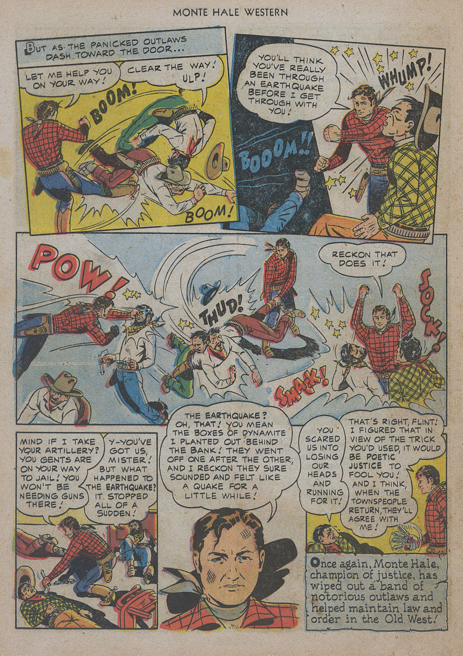 Read online Monte Hale Western comic -  Issue #47 - 24