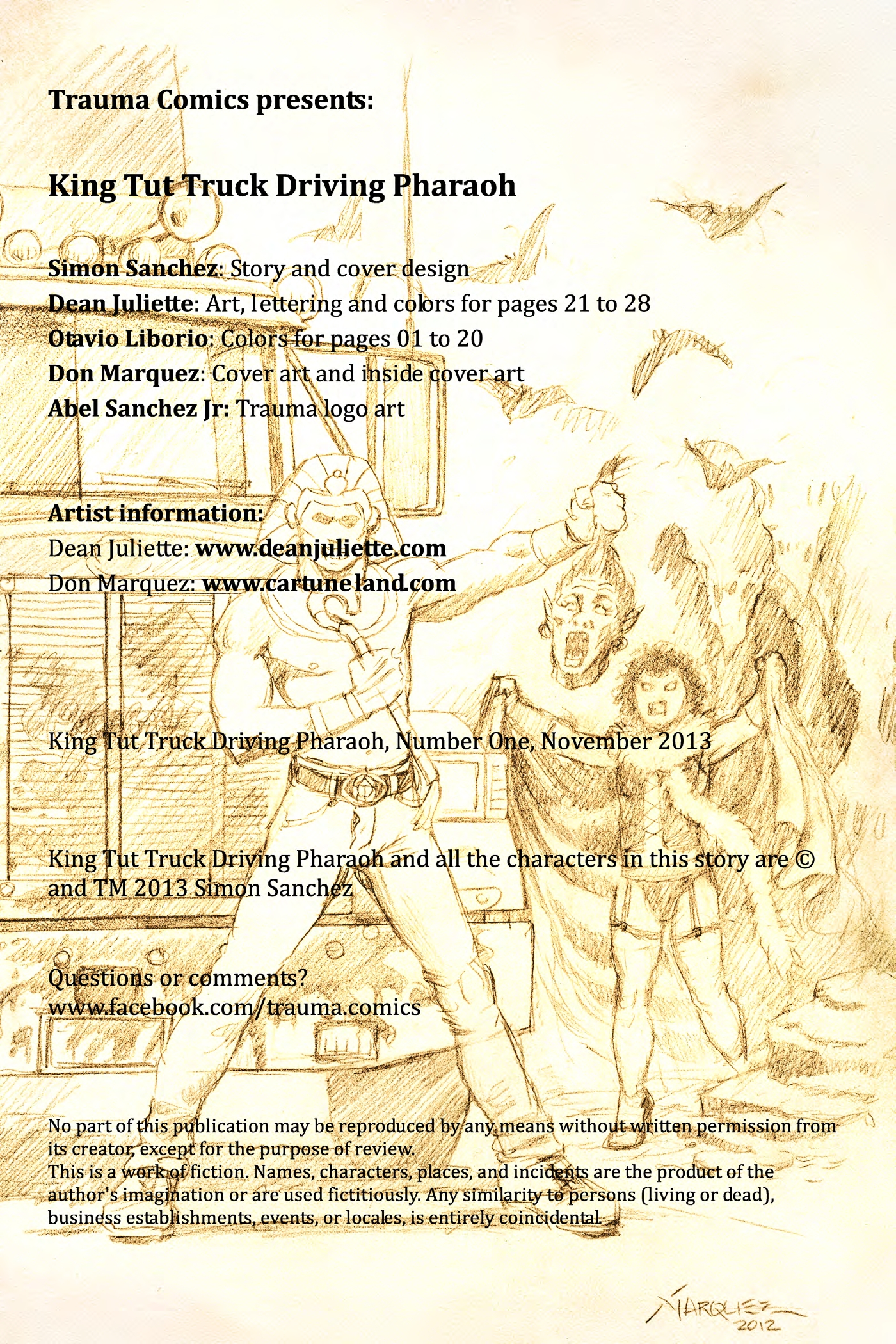 Read online King Tut: Truck Driving Pharaoh comic -  Issue #1 - 2