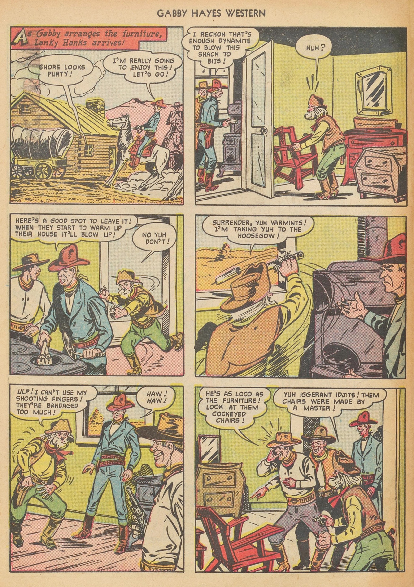 Read online Gabby Hayes Western comic -  Issue #31 - 31