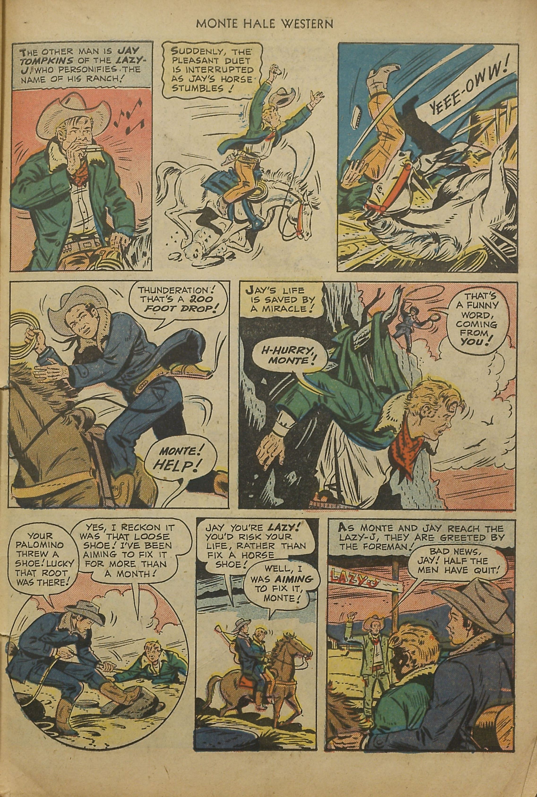 Read online Monte Hale Western comic -  Issue #45 - 28
