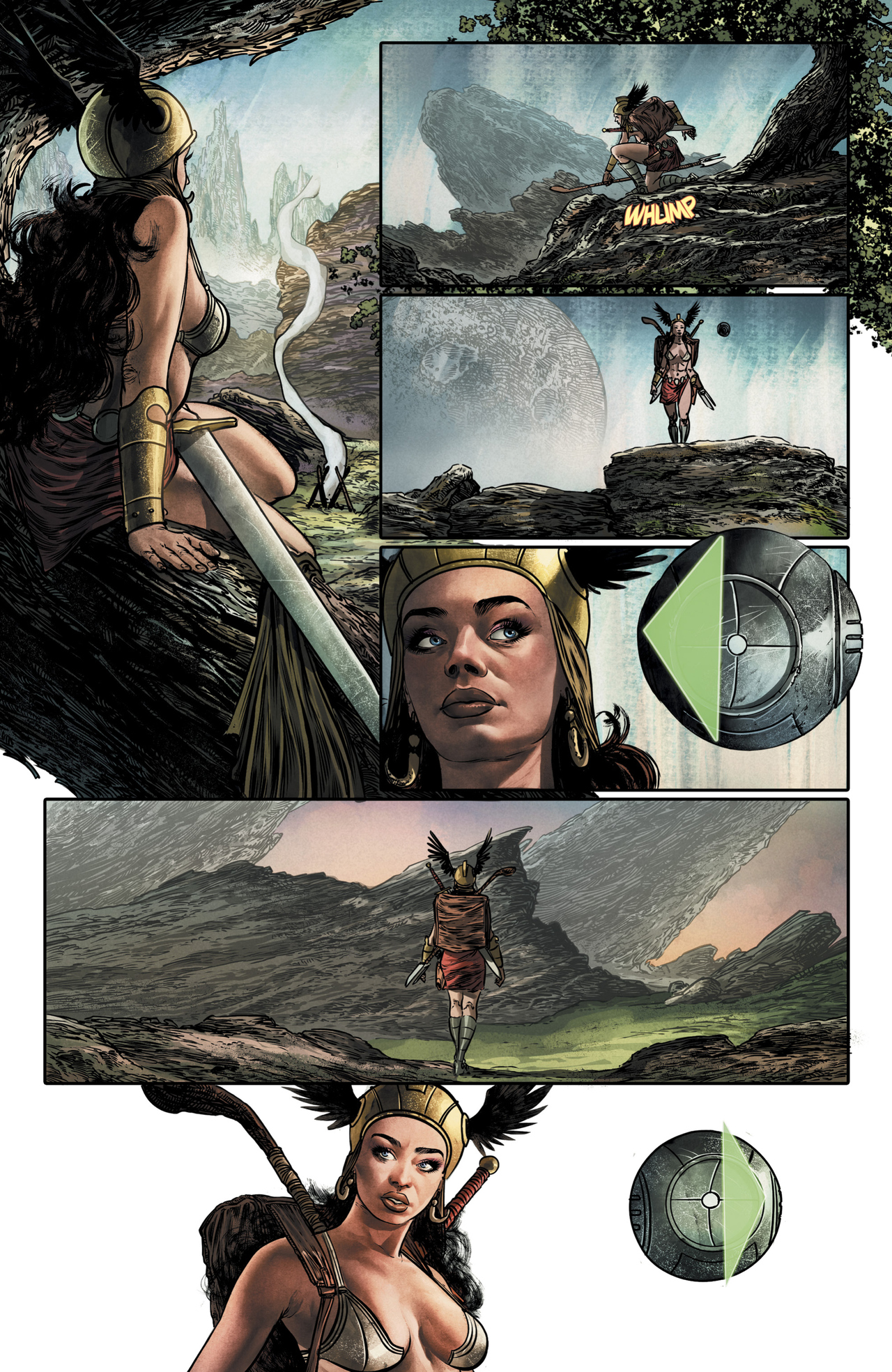 Read online Frank Frazetta's Dawn Attack comic -  Issue #2 - 21
