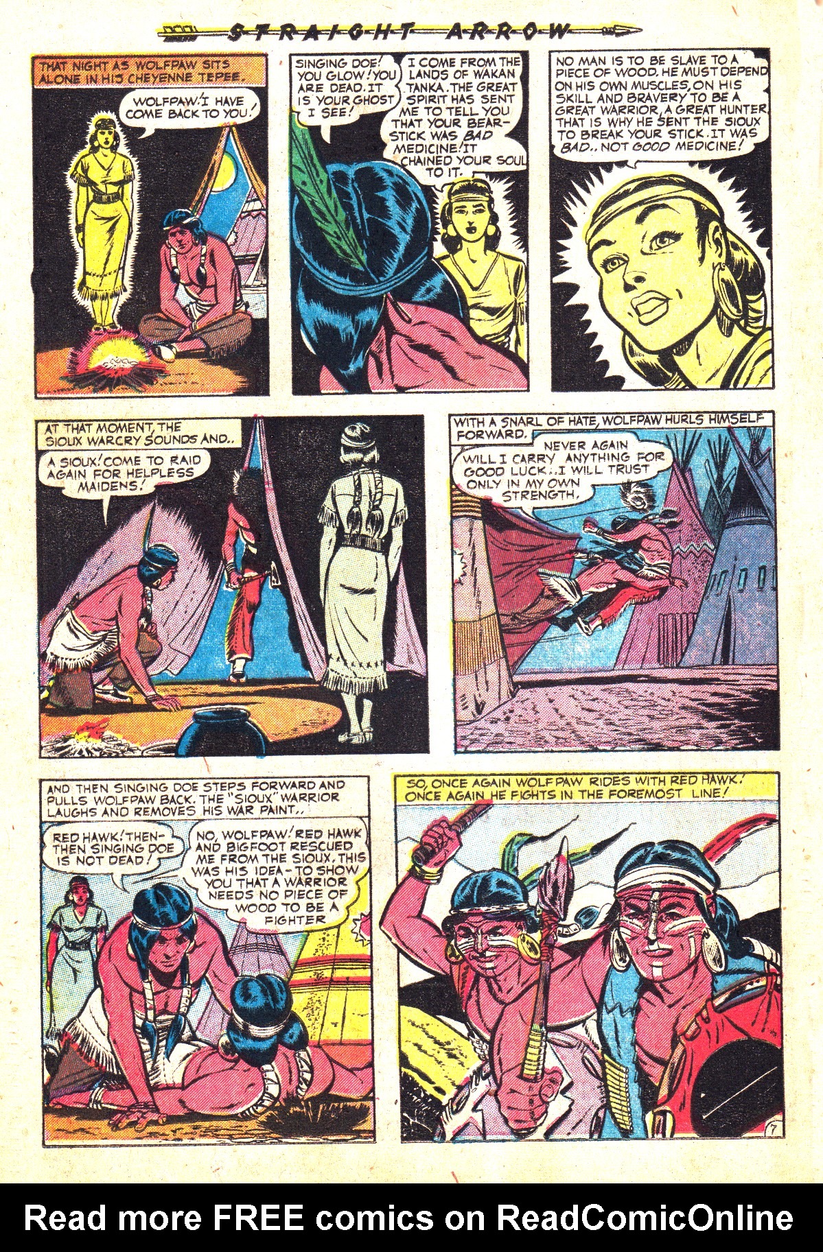 Read online Straight Arrow comic -  Issue #33 - 26