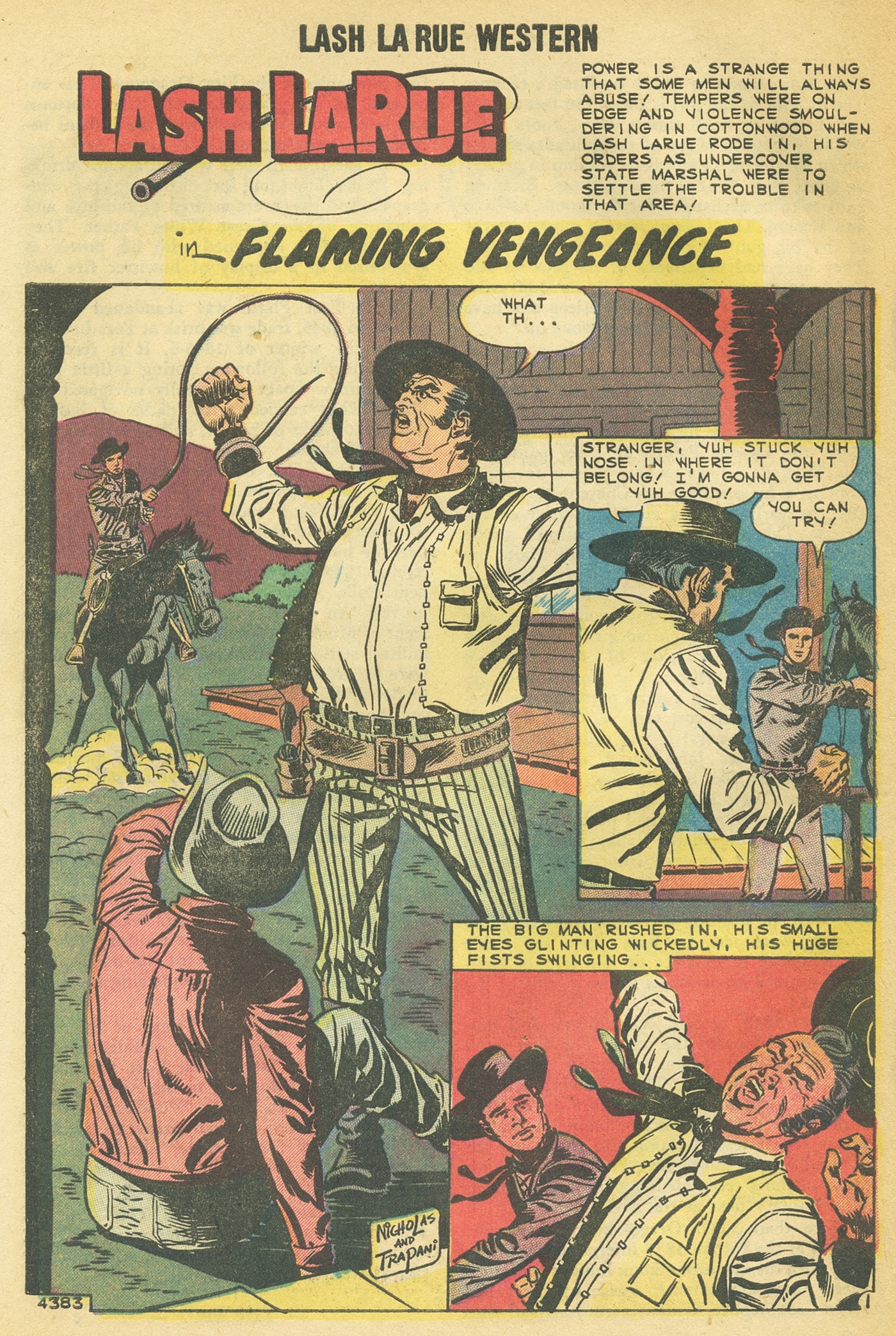 Read online Lash Larue Western (1949) comic -  Issue #73 - 28