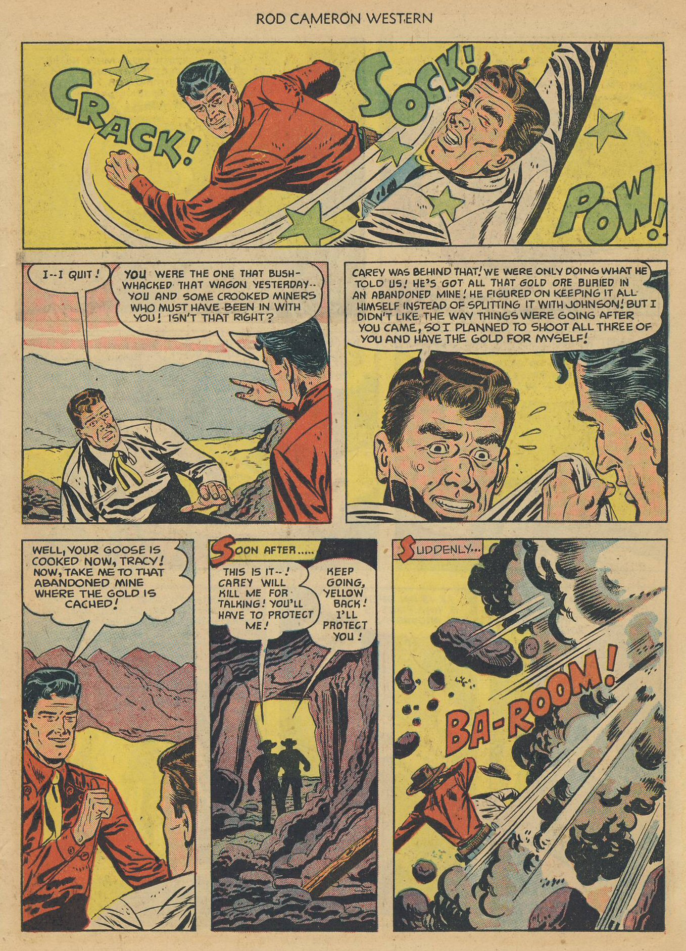 Read online Rod Cameron Western comic -  Issue #11 - 11