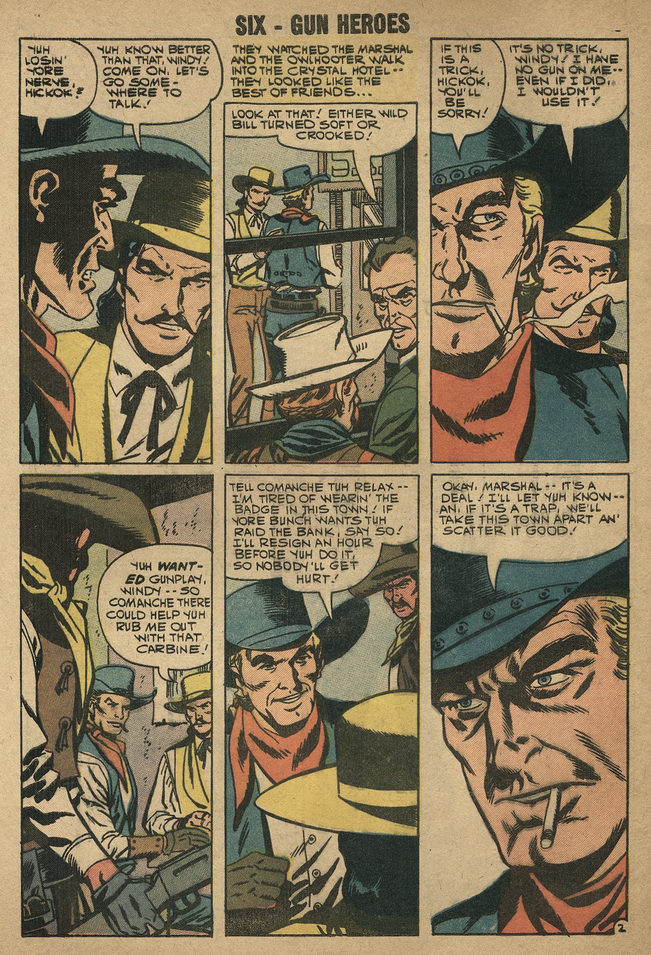Read online Six-Gun Heroes comic -  Issue #50 - 4