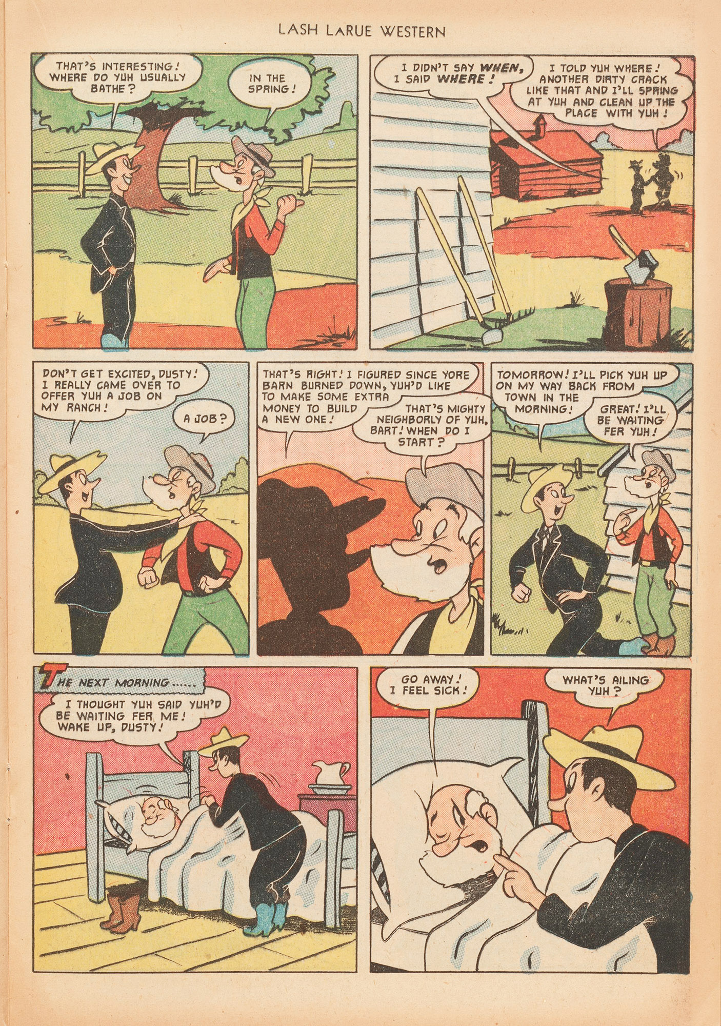 Read online Lash Larue Western (1949) comic -  Issue #20 - 17