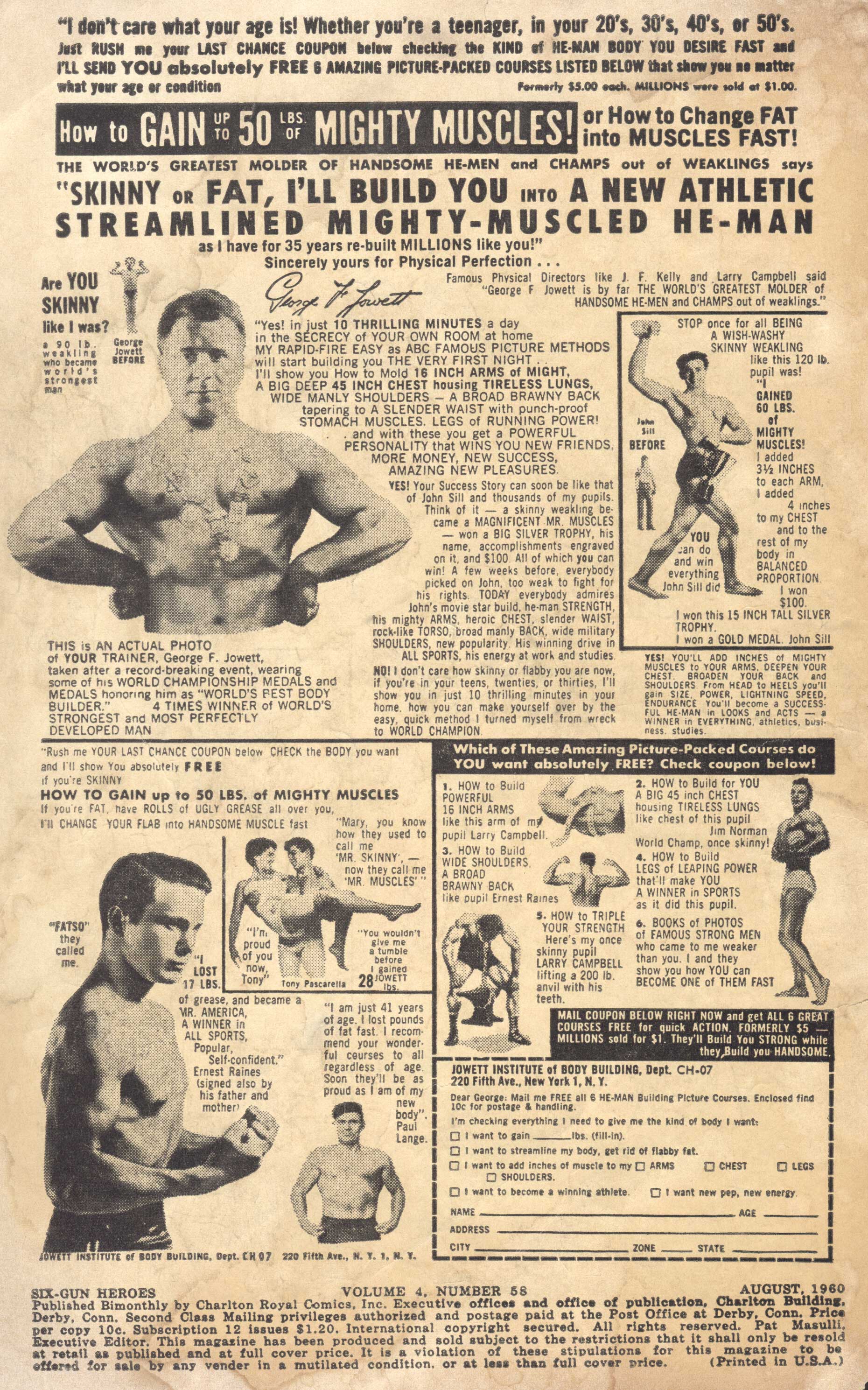 Read online Six-Gun Heroes comic -  Issue #58 - 2