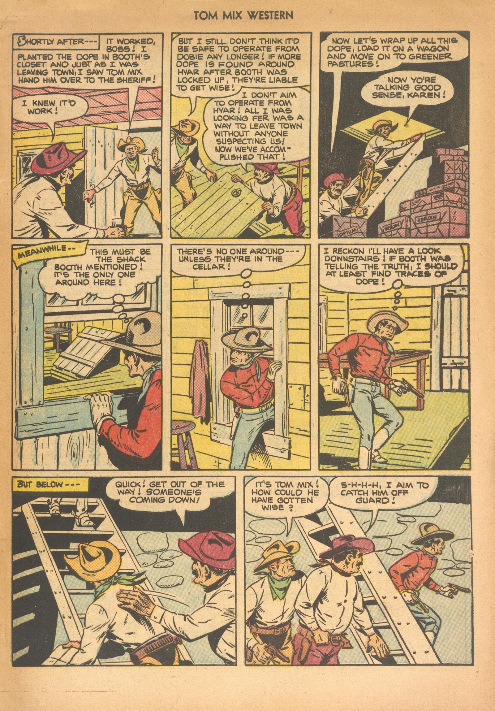 Read online Tom Mix Western (1948) comic -  Issue #57 - 33