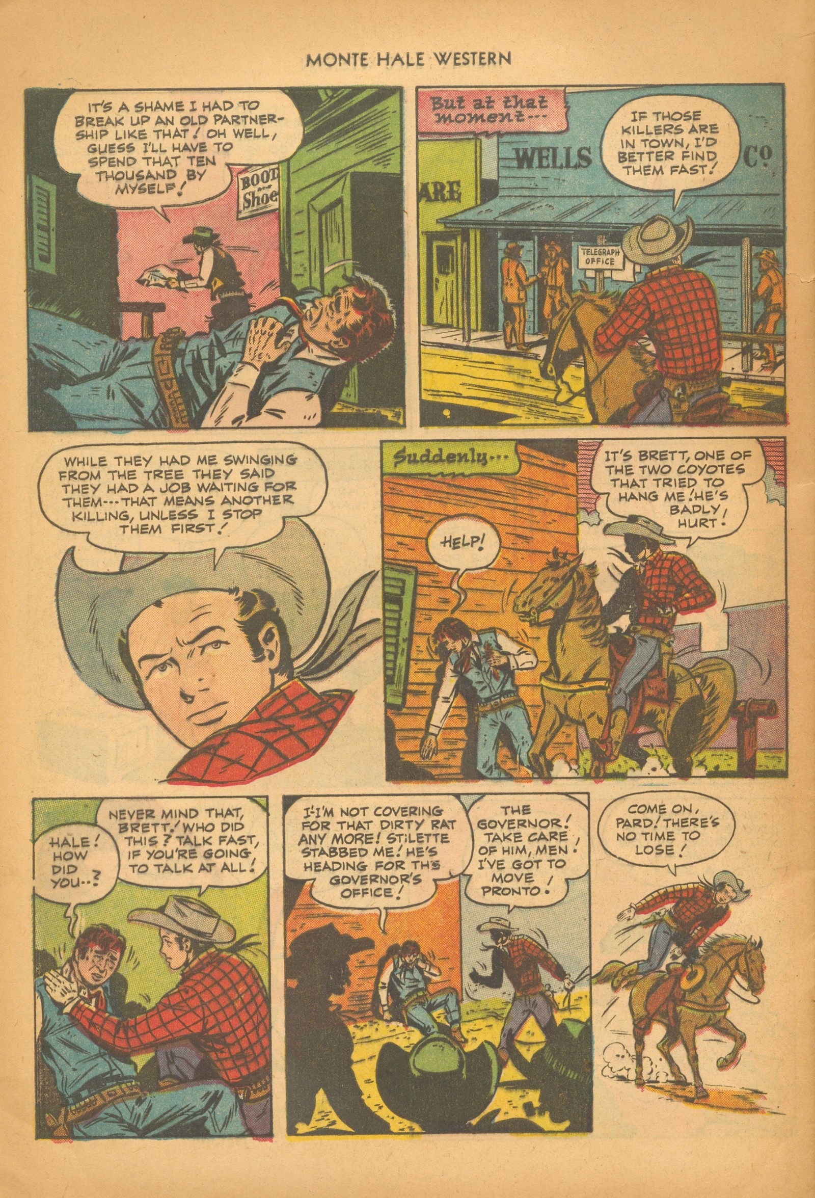 Read online Monte Hale Western comic -  Issue #76 - 32