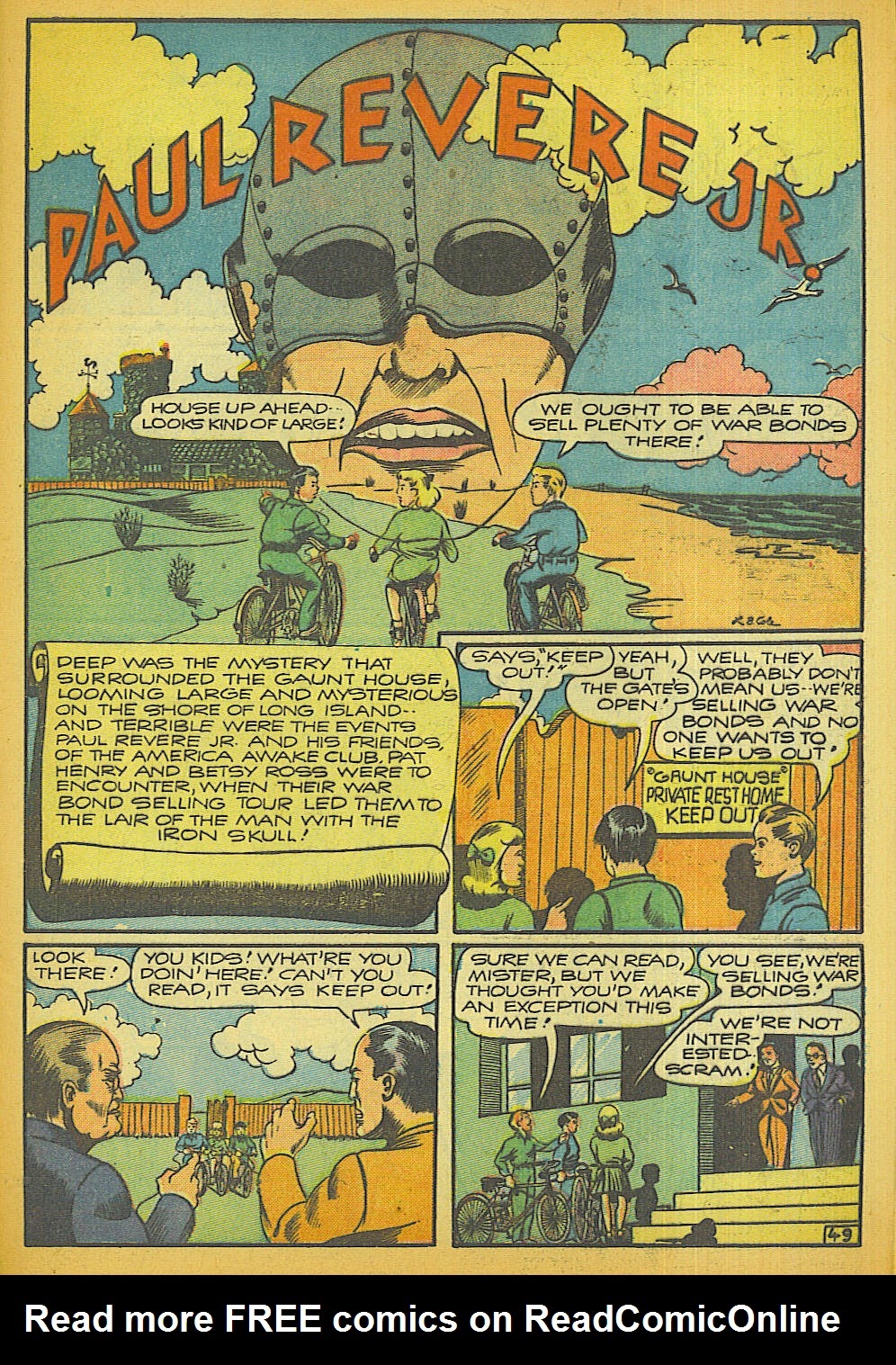 Read online Super-Mystery Comics comic -  Issue #17 - 49