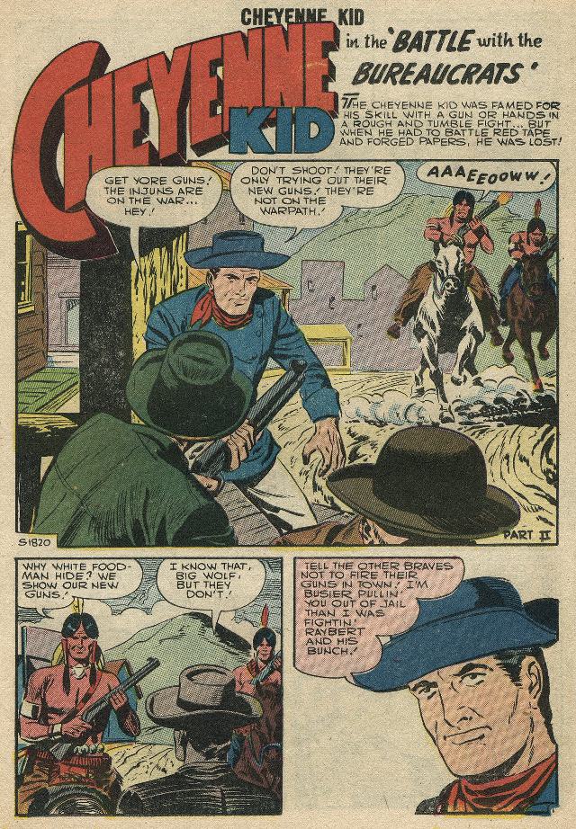 Read online Cheyenne Kid comic -  Issue #8 - 12