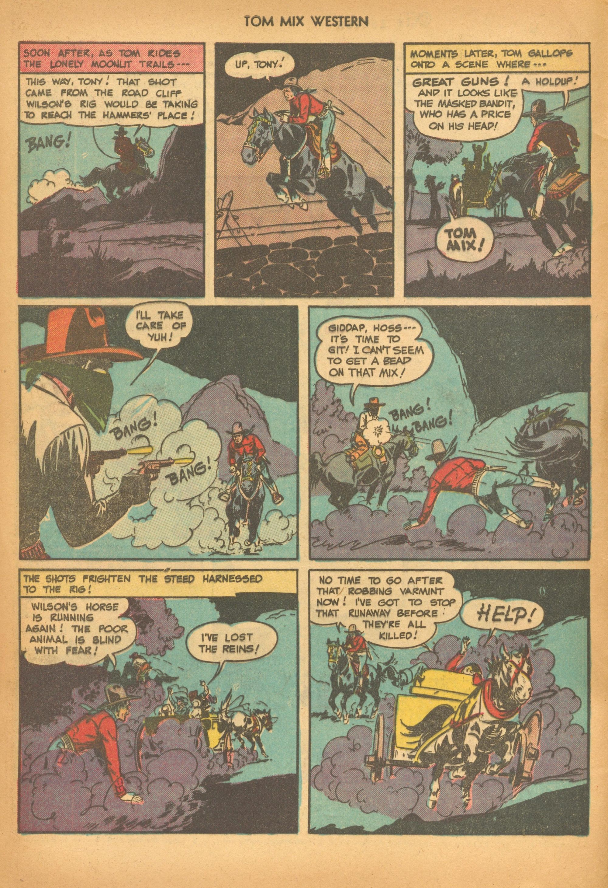 Read online Tom Mix Western (1948) comic -  Issue #19 - 4