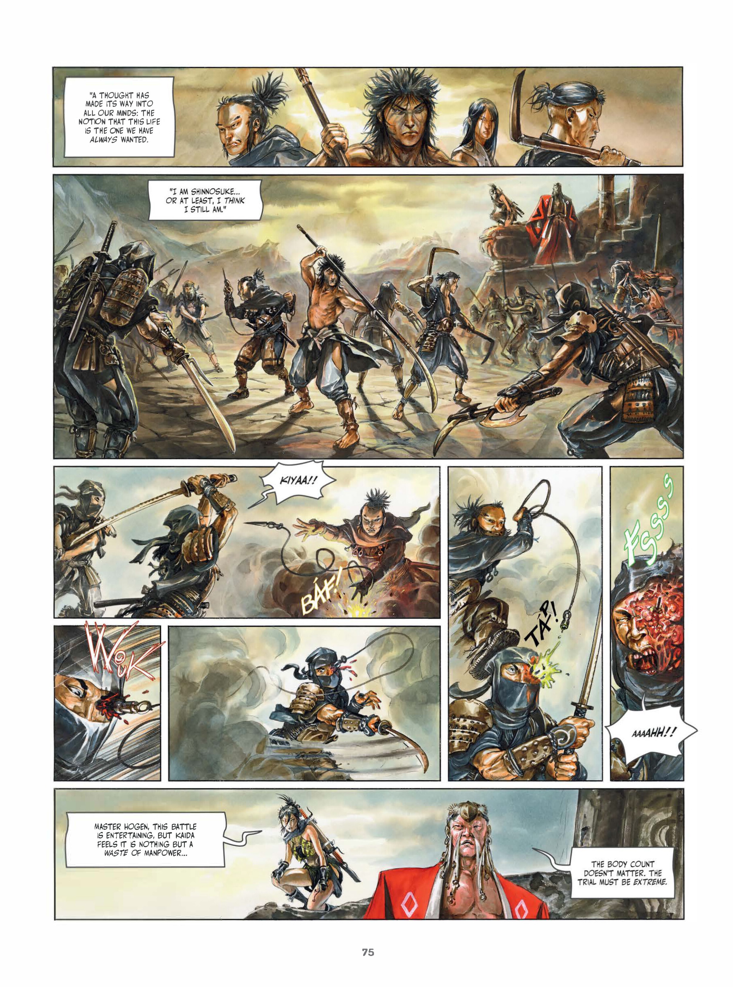 Read online Legends of the Pierced Veil: The Mask of Fudo comic -  Issue # TPB (Part 1) - 74