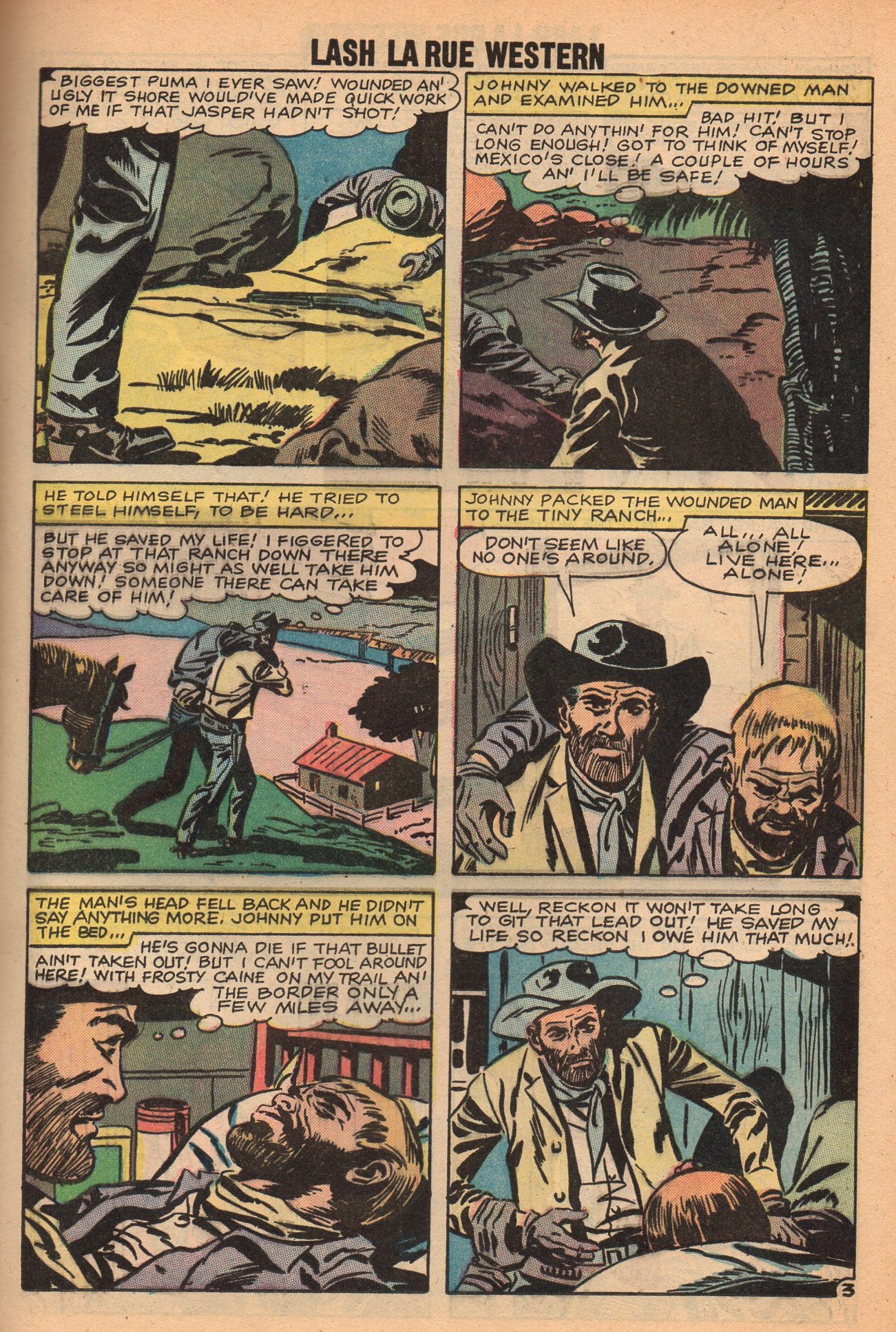 Read online Lash Larue Western (1949) comic -  Issue #72 - 17