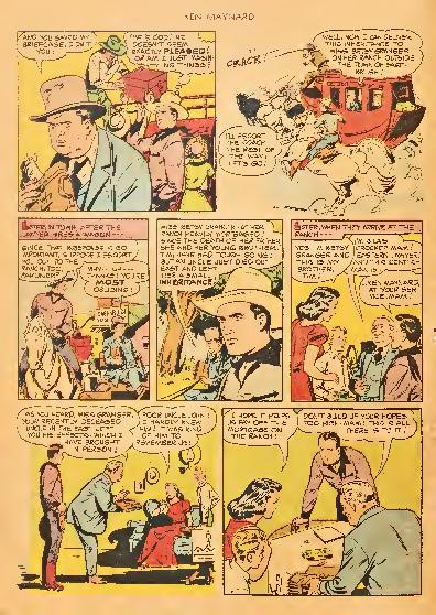 Read online Ken Maynard Western comic -  Issue #1 - 6