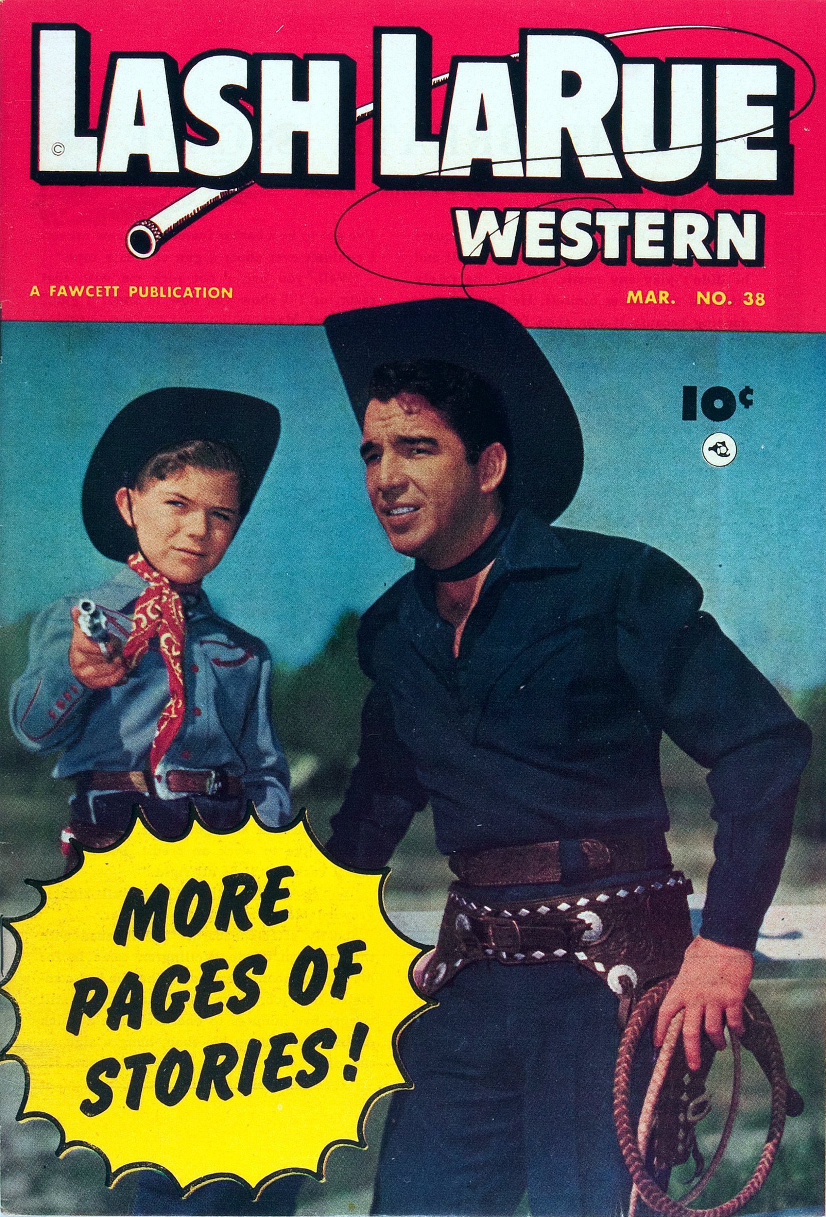 Read online Lash Larue Western (1949) comic -  Issue #38 - 1