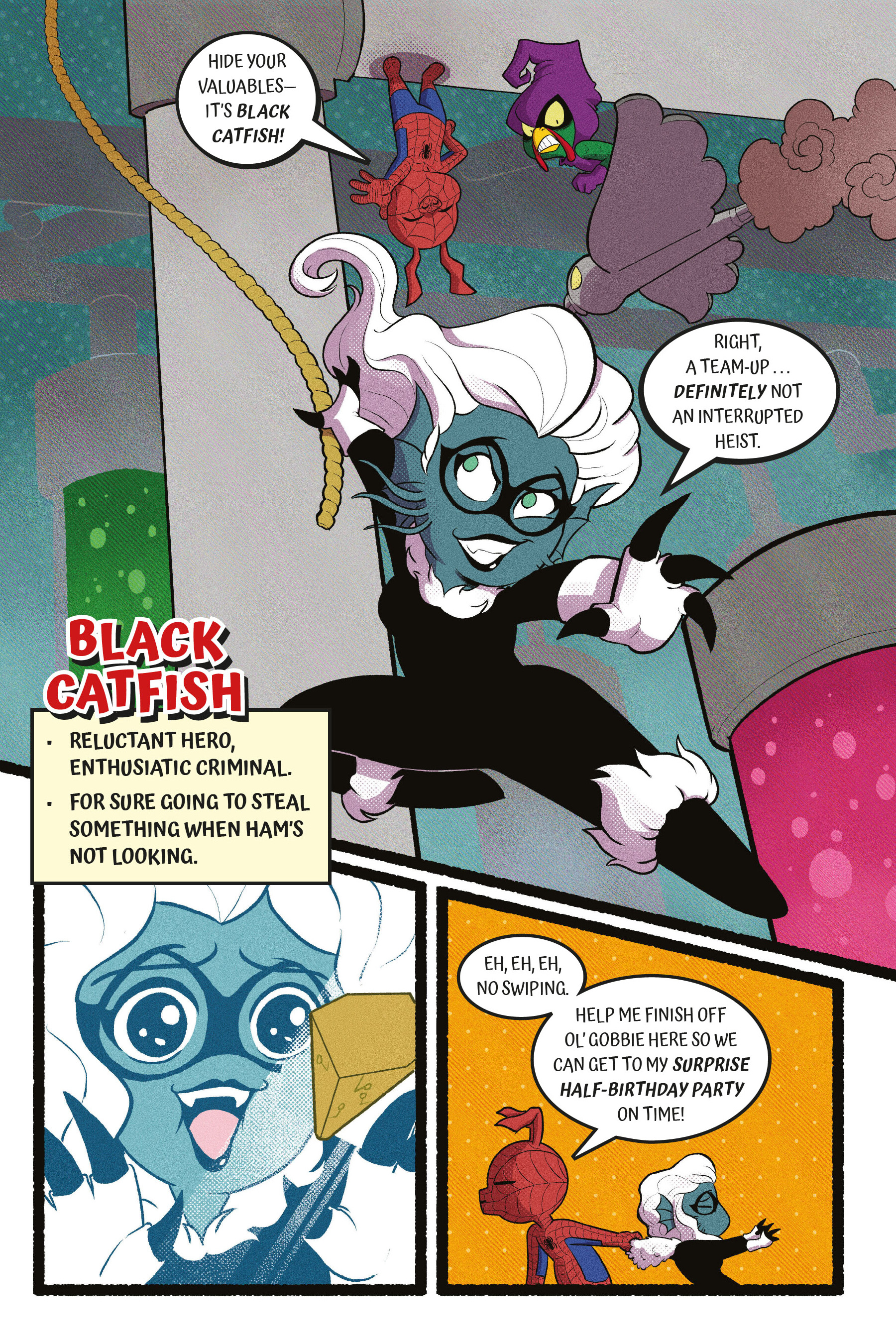 Read online Spider-Ham: A Pig in Time comic -  Issue # TPB - 8