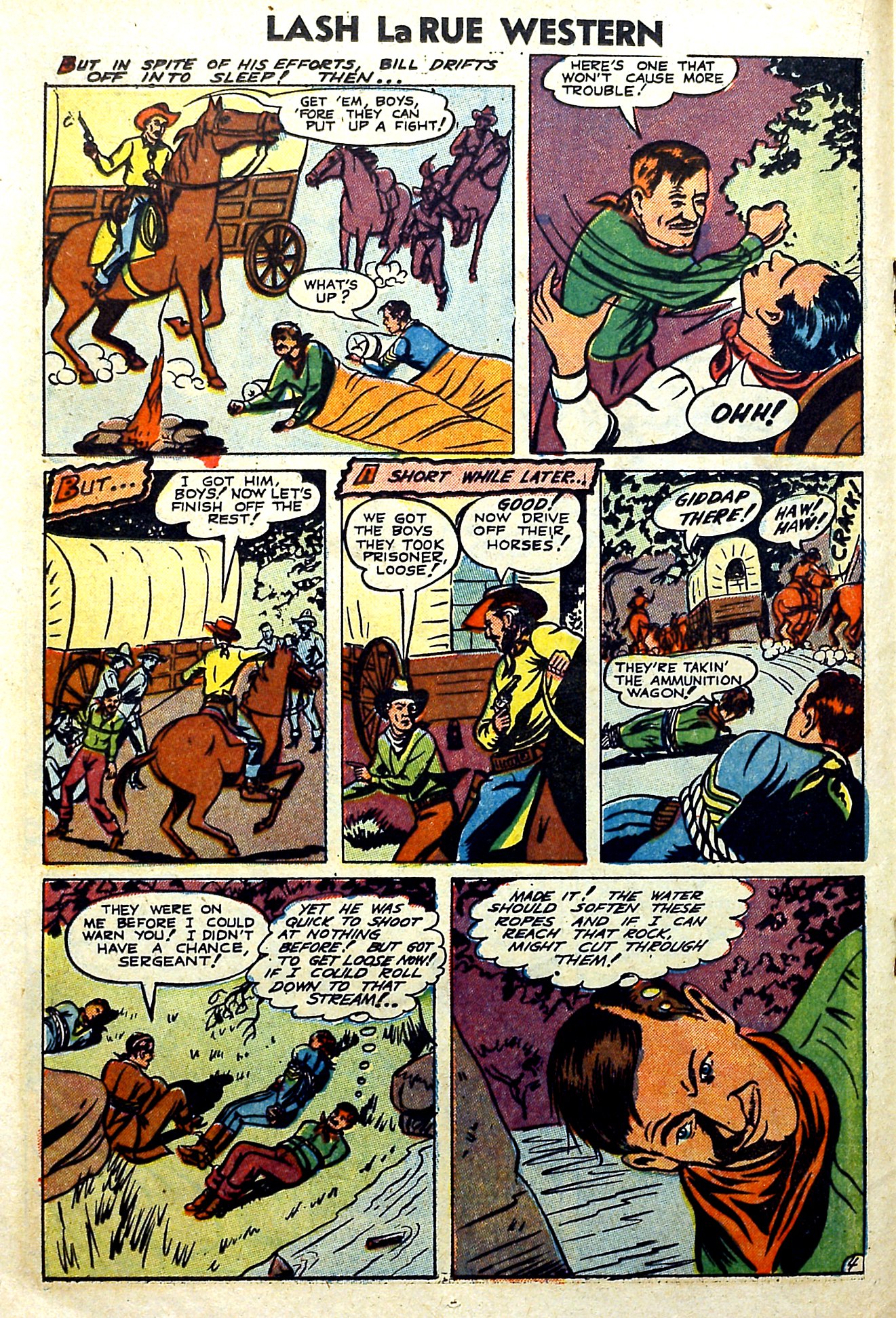 Read online Lash Larue Western (1949) comic -  Issue #57 - 18