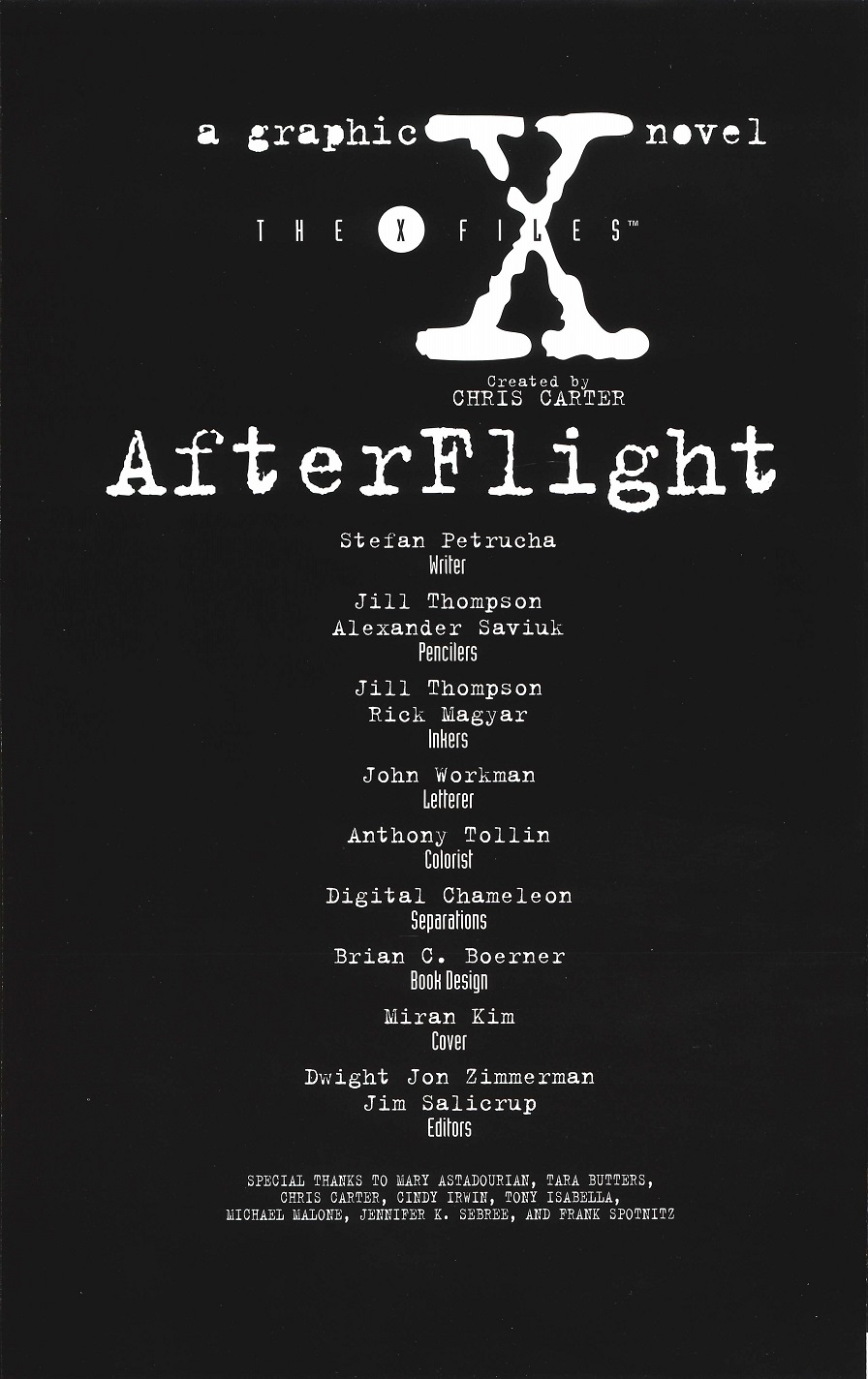Read online The X-Files: AfterFlight comic -  Issue # Full - 2