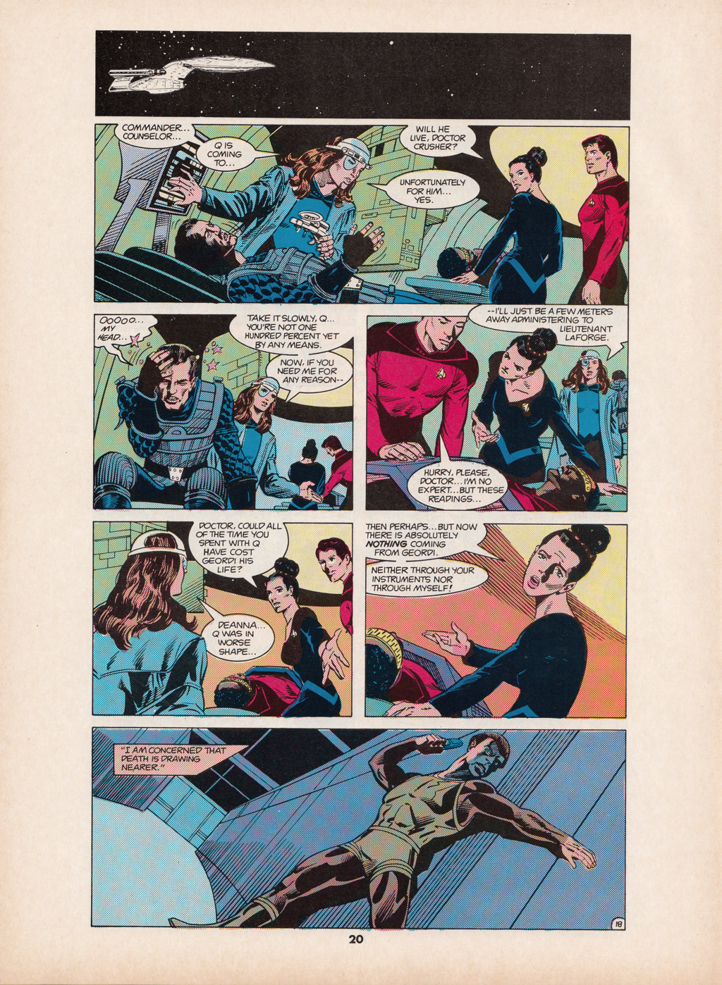 Read online Star Trek The Next Generation (1990) comic -  Issue #6 - 20