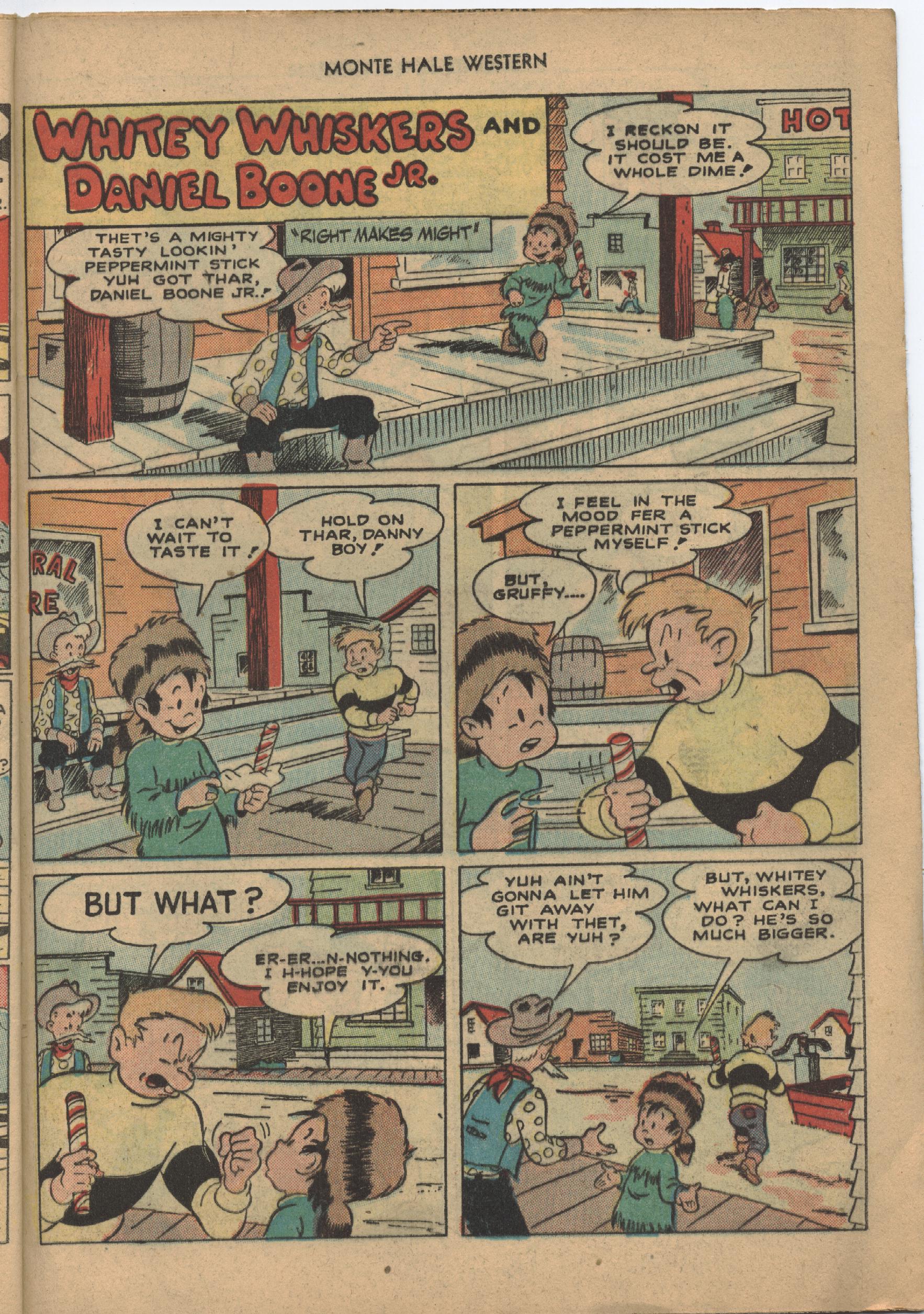 Read online Monte Hale Western comic -  Issue #29 - 37