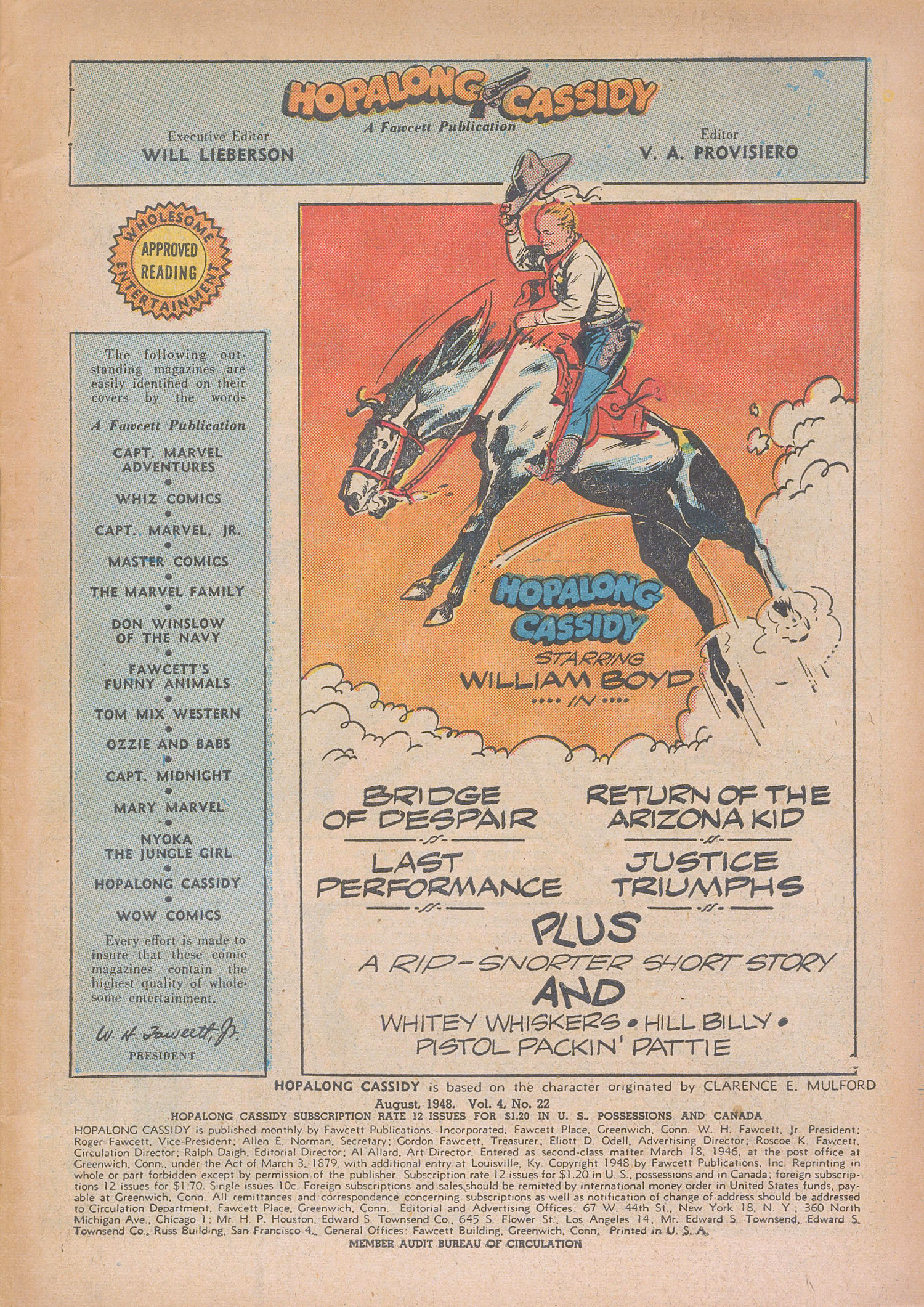 Read online Hopalong Cassidy comic -  Issue #22 - 3