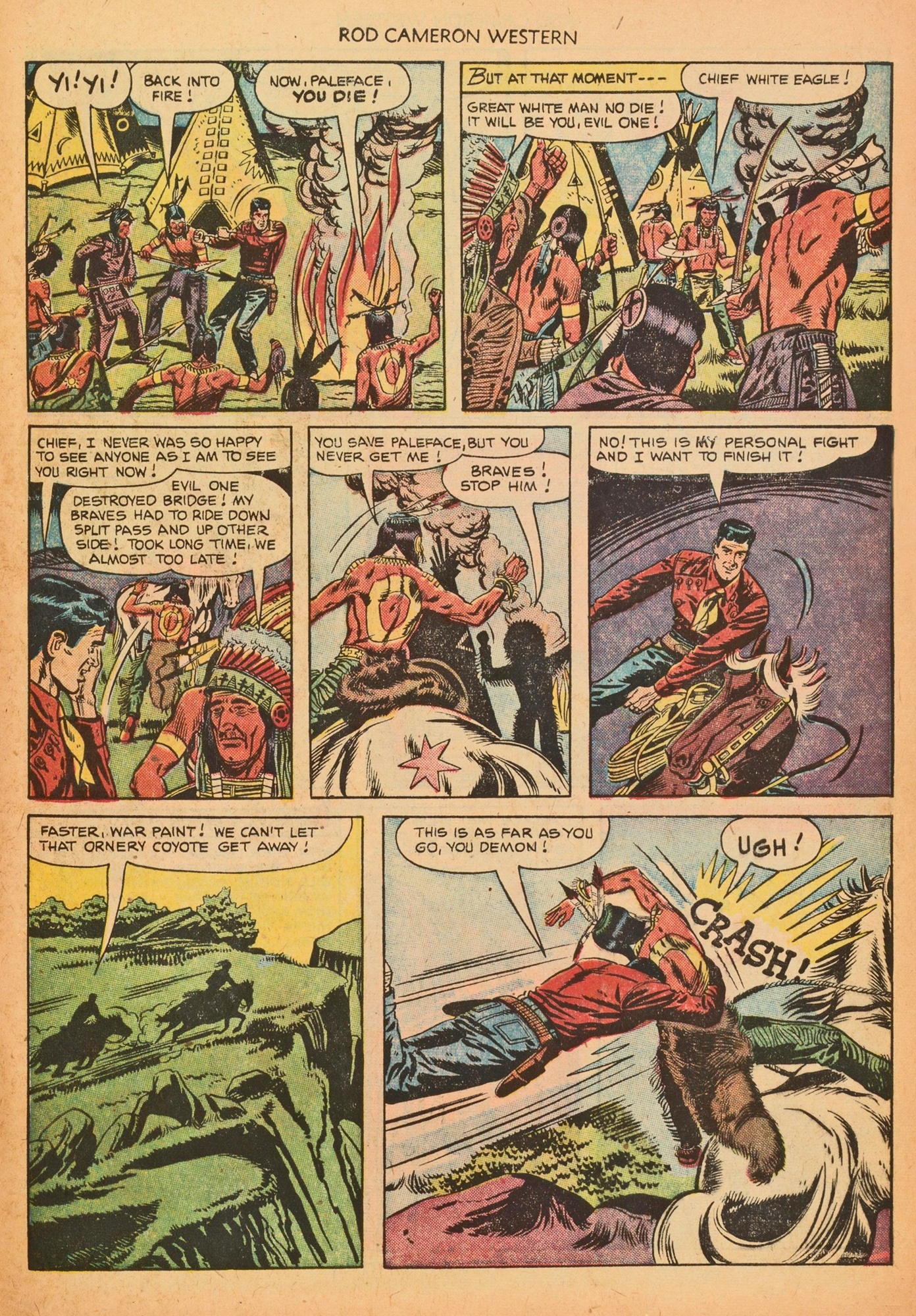 Read online Rod Cameron Western comic -  Issue #15 - 33
