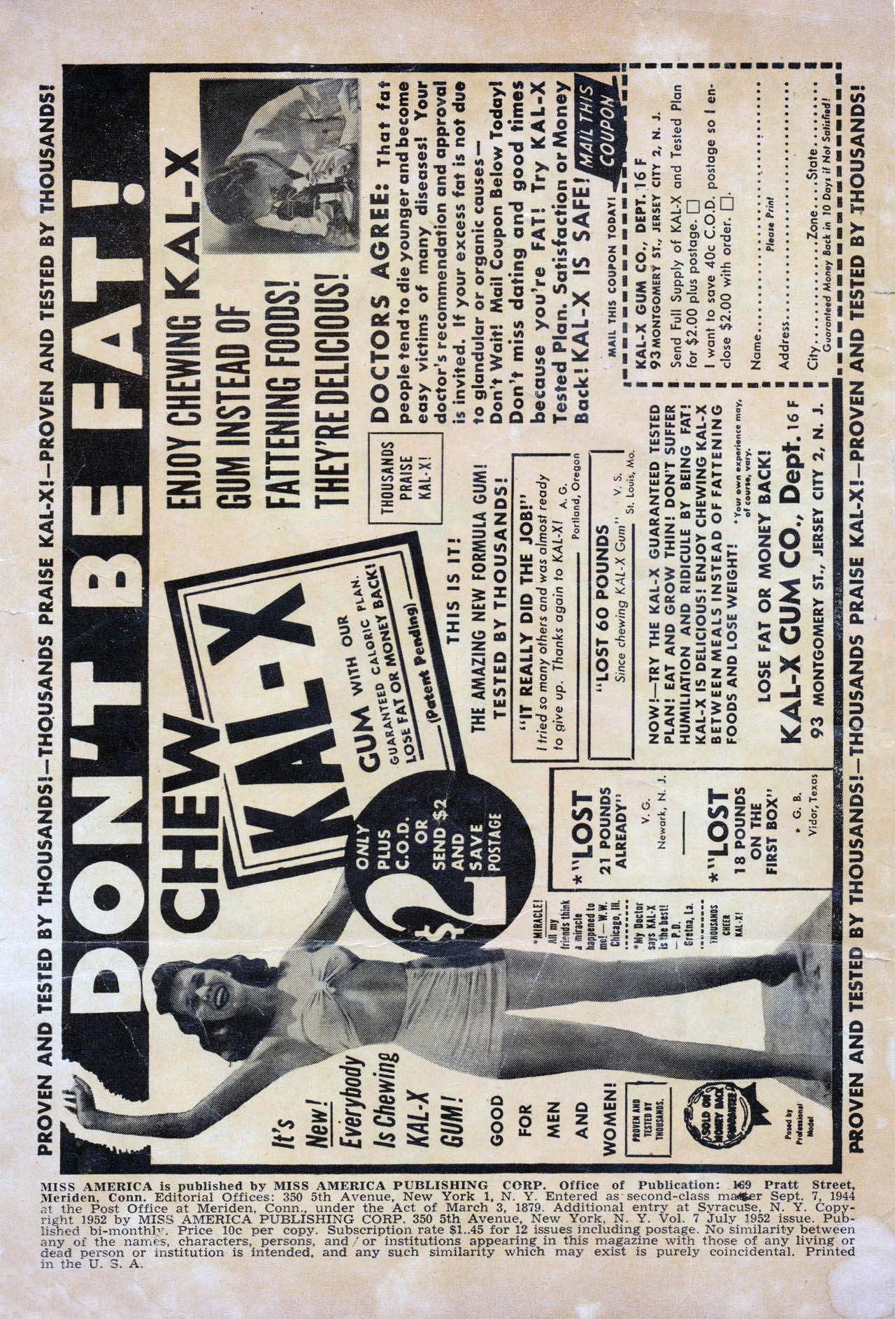 Read online Miss America comic -  Issue #46 - 2