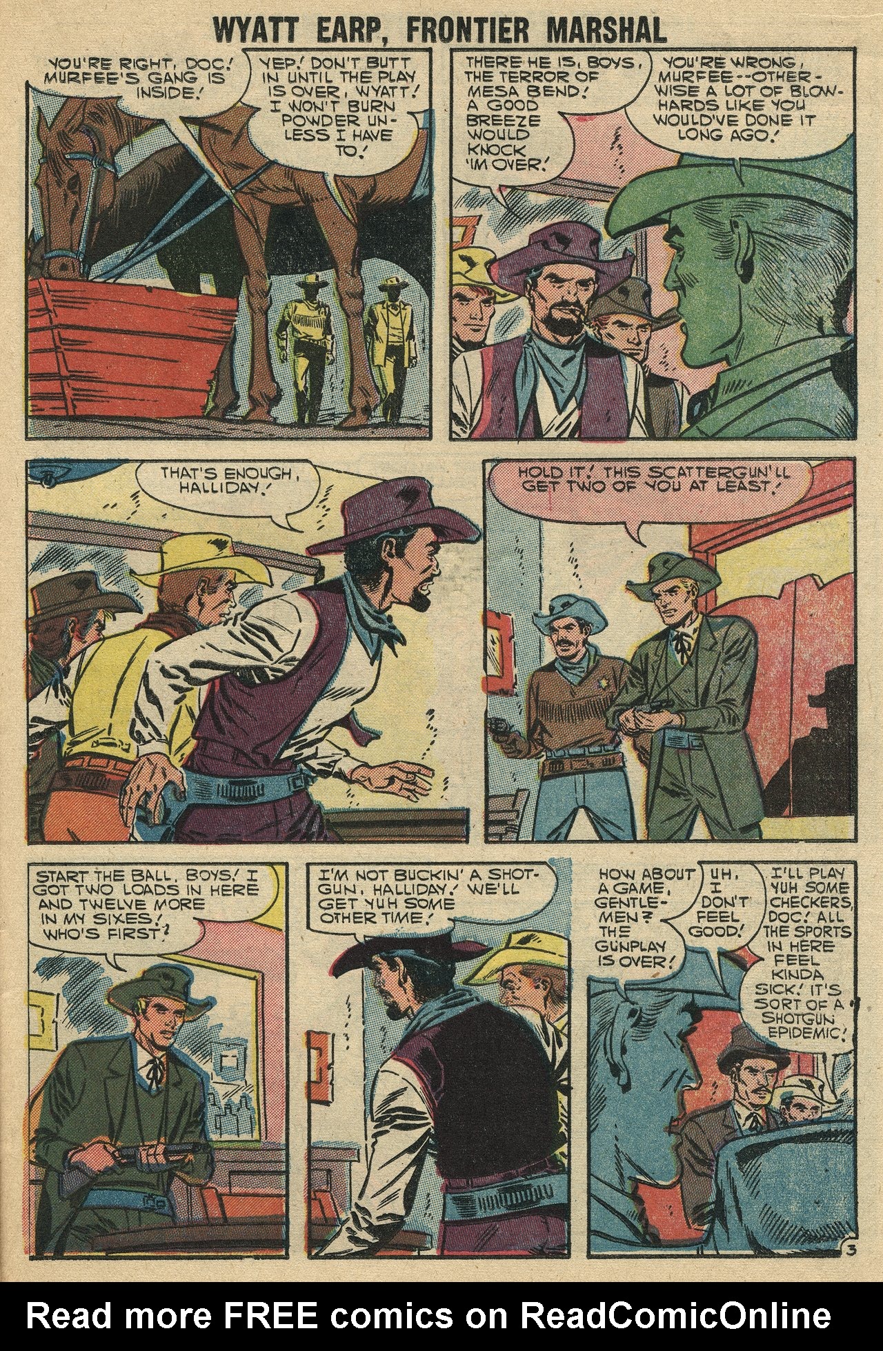 Read online Wyatt Earp Frontier Marshal comic -  Issue #16 - 23