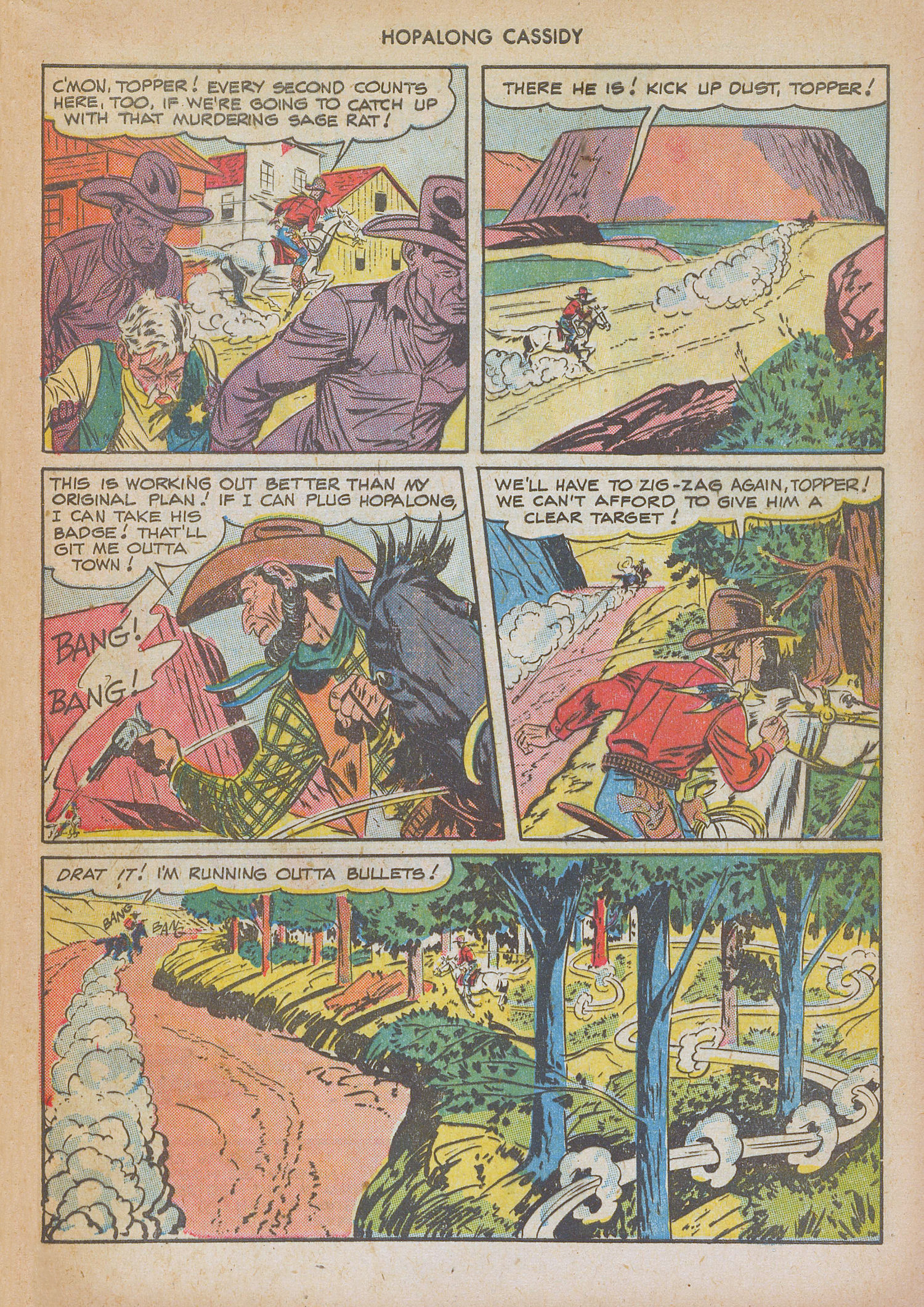 Read online Hopalong Cassidy comic -  Issue #28 - 19
