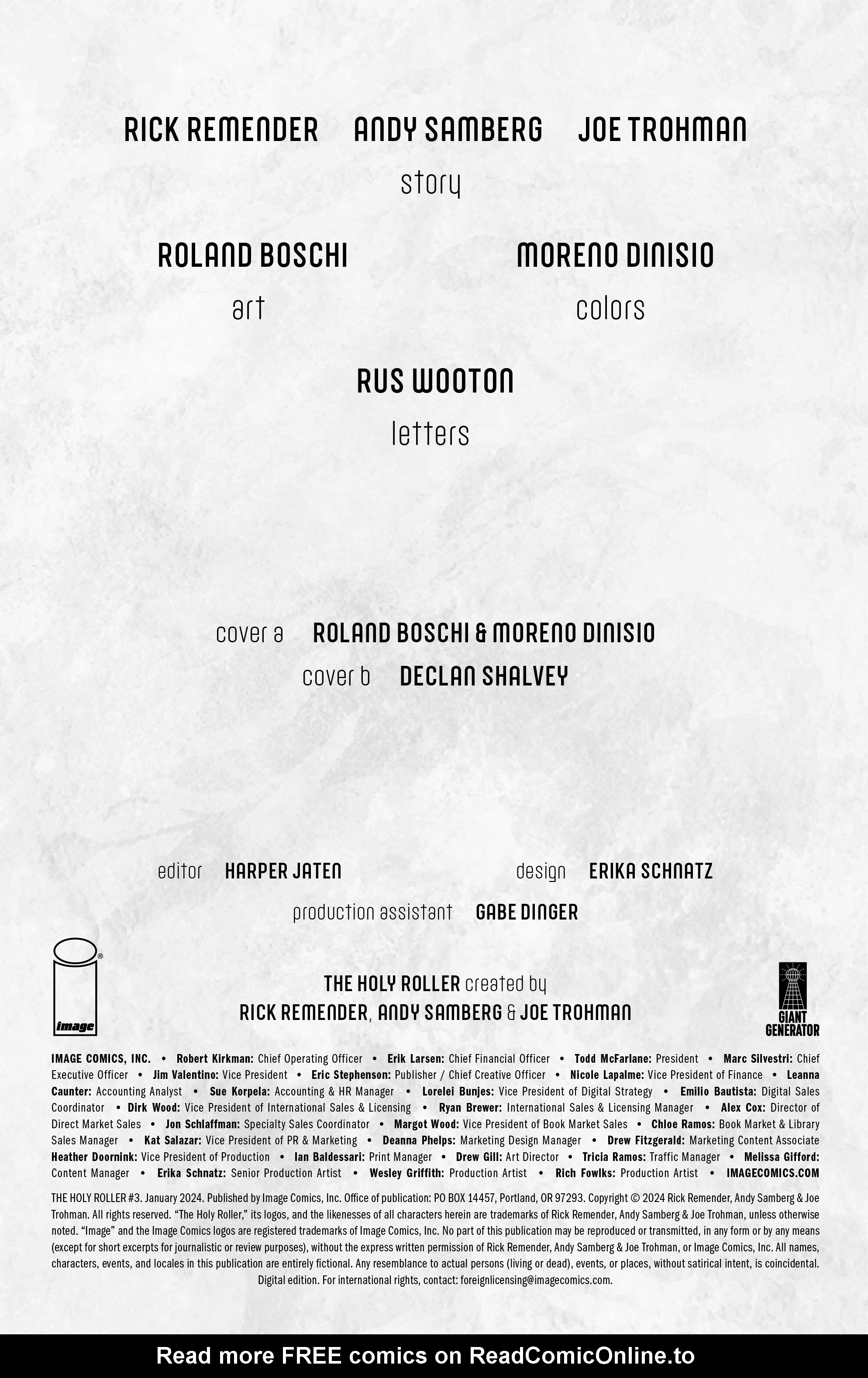 Read online The Holy Roller comic -  Issue #3 - 2