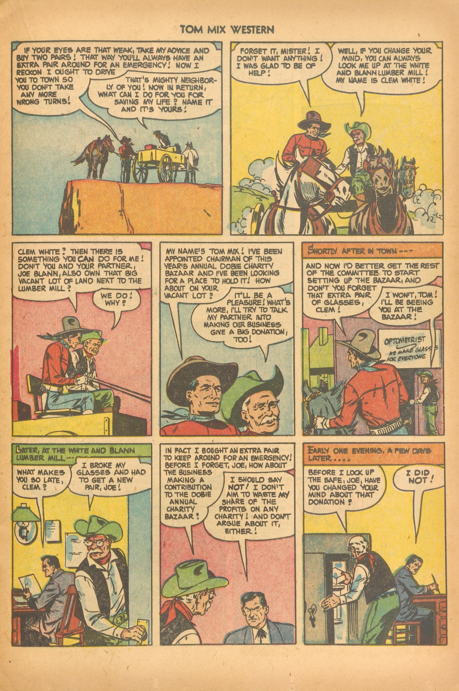 Read online Tom Mix Western (1948) comic -  Issue #49 - 15