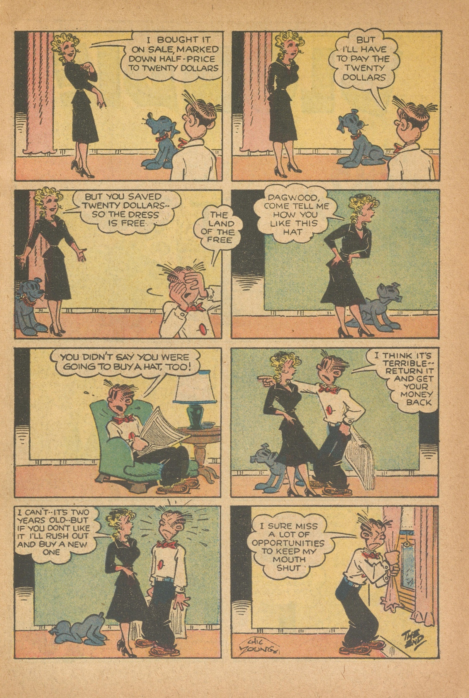 Read online Blondie Comics (1960) comic -  Issue #142 - 11