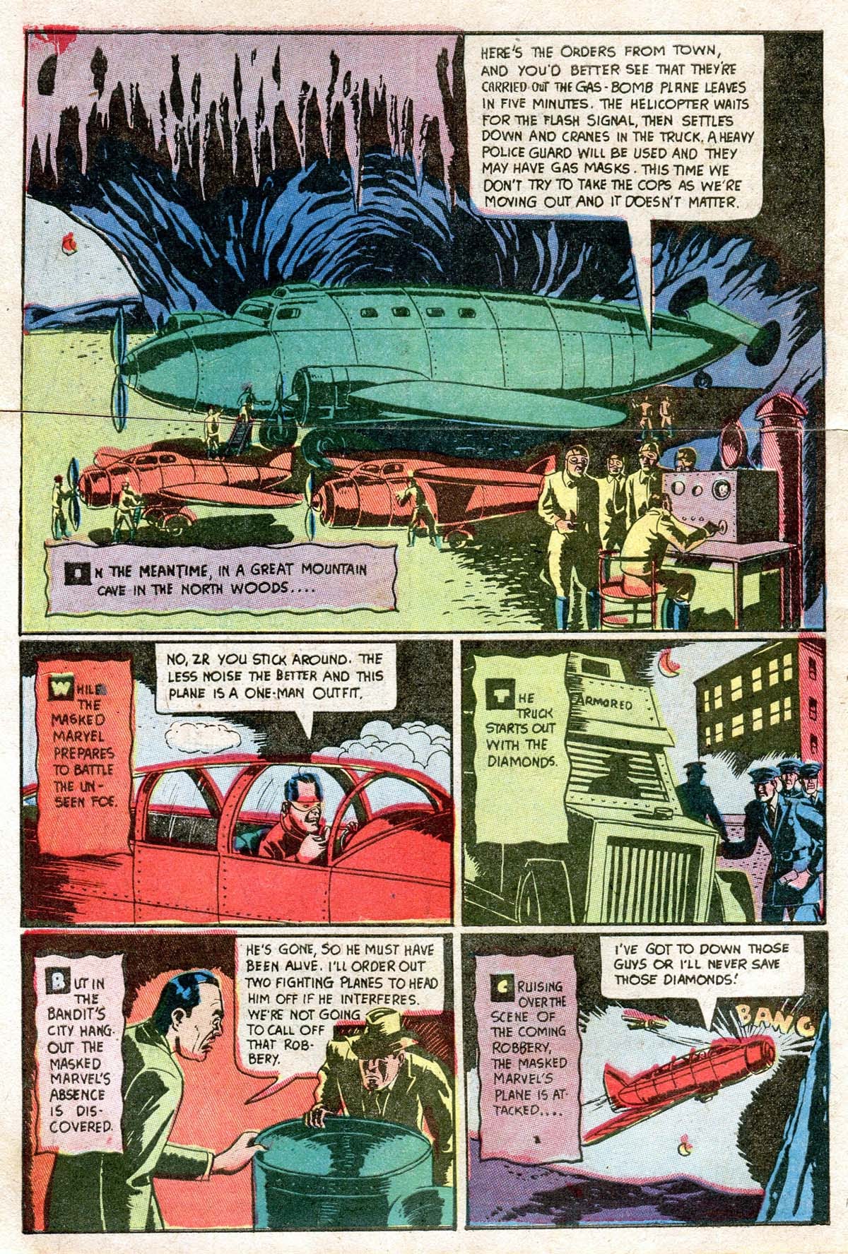 Read online Masked Marvel comic -  Issue #2 - 10