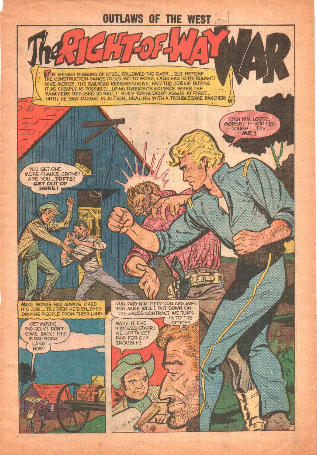 Read online Outlaws of the West comic -  Issue #21 - 4