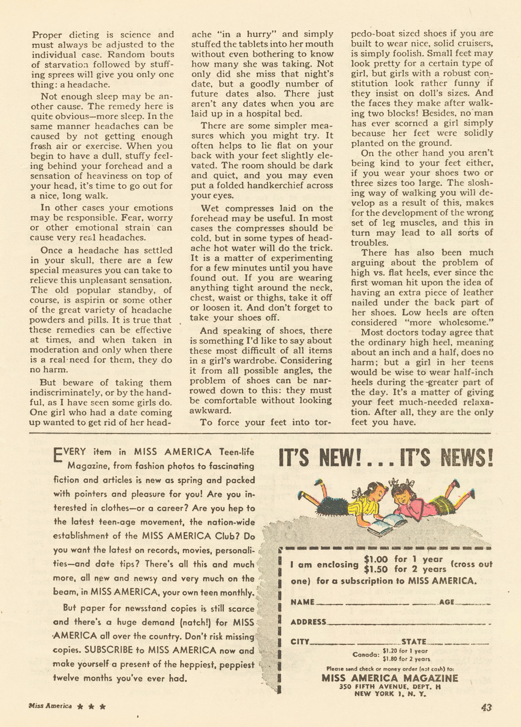 Read online Miss America Magazine comic -  Issue #20 - 36
